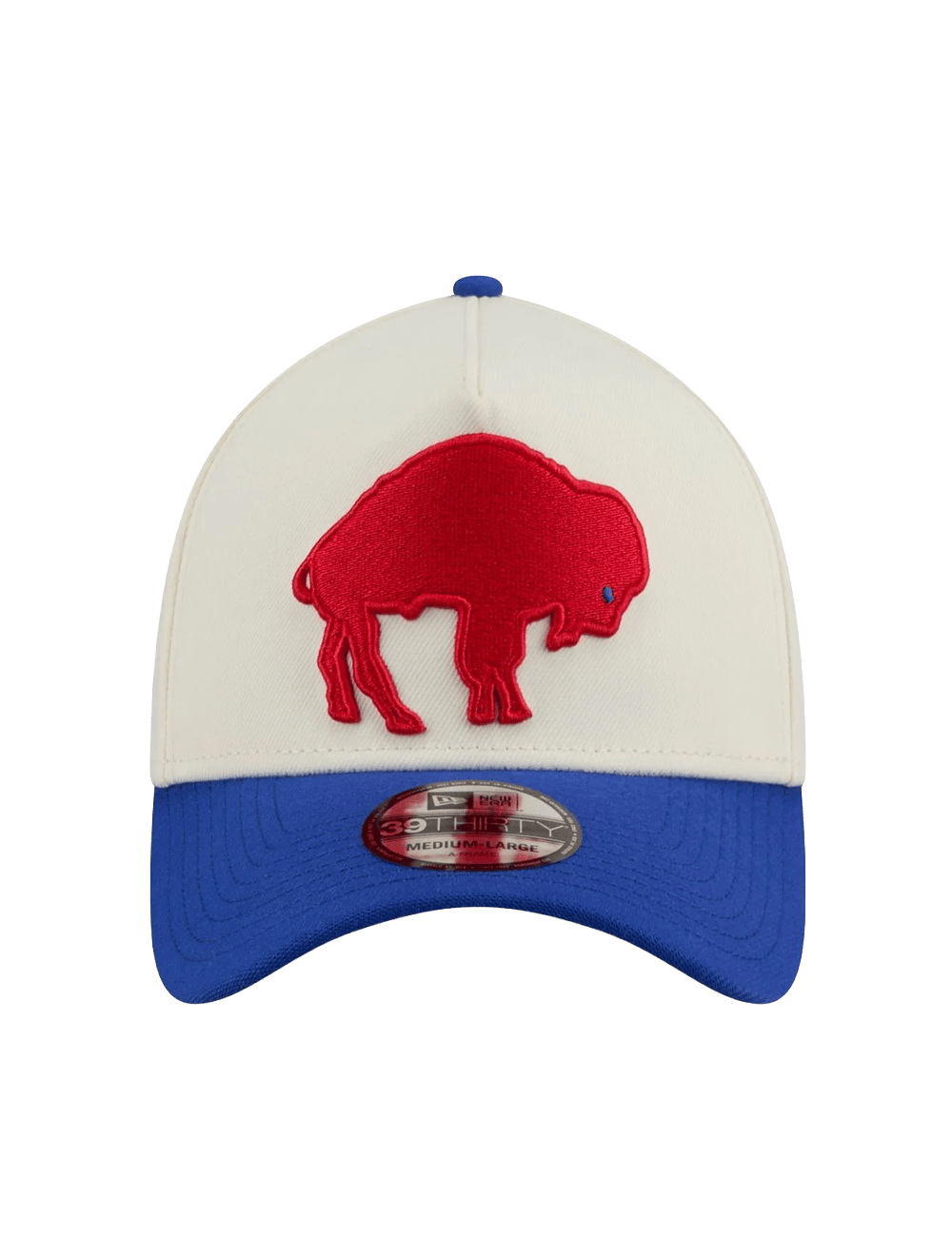 New Era Caps Buffalo Bills New Era NFL Historic 39THIRTY A-Frame Stretch-Fit Hat - Chrome