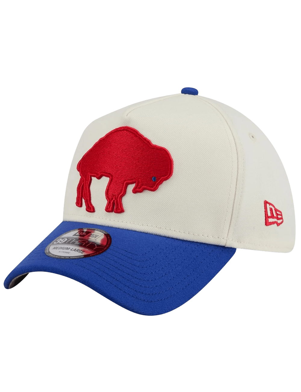 New Era Caps Buffalo Bills New Era NFL Historic 39THIRTY A-Frame Stretch-Fit Hat - Chrome