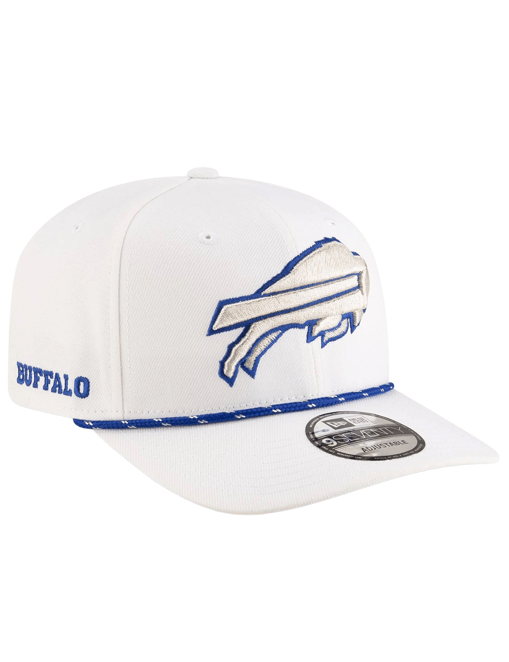 New Era Caps Buffalo Bills New Era NFL Rivalries 9SEVENTY Stretch-Snap Snapback Hat - White