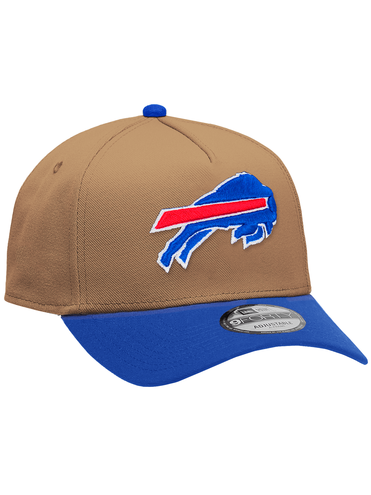 New Era Caps Buffalo Bills New Era NFL Team 2T 9FORTY A-Frame Snapback Hat - Khaki