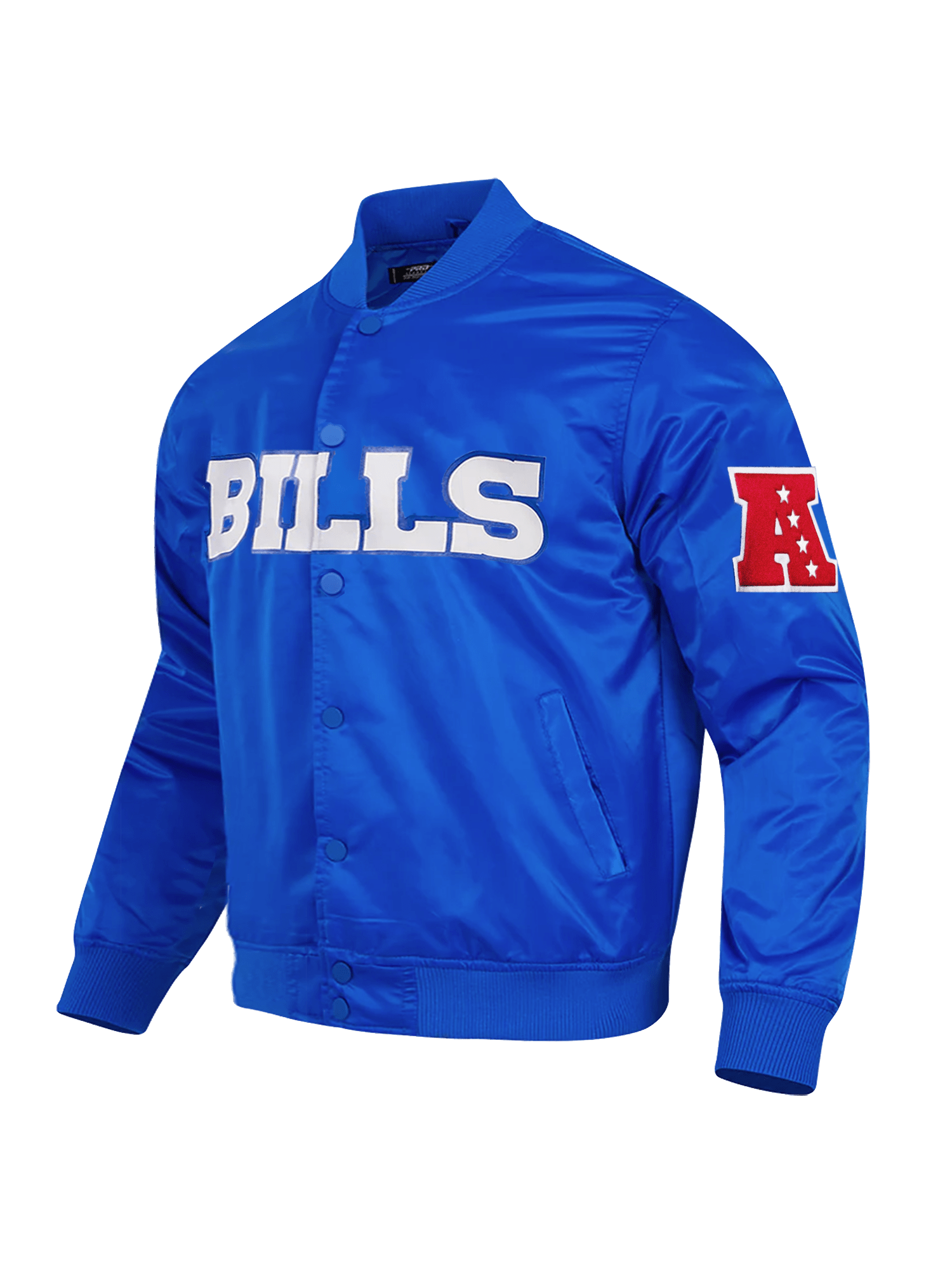 Pro Standard Jackets Buffalo Bills Pro Standard NFL Team Classic Satin Button Jacket - Blue