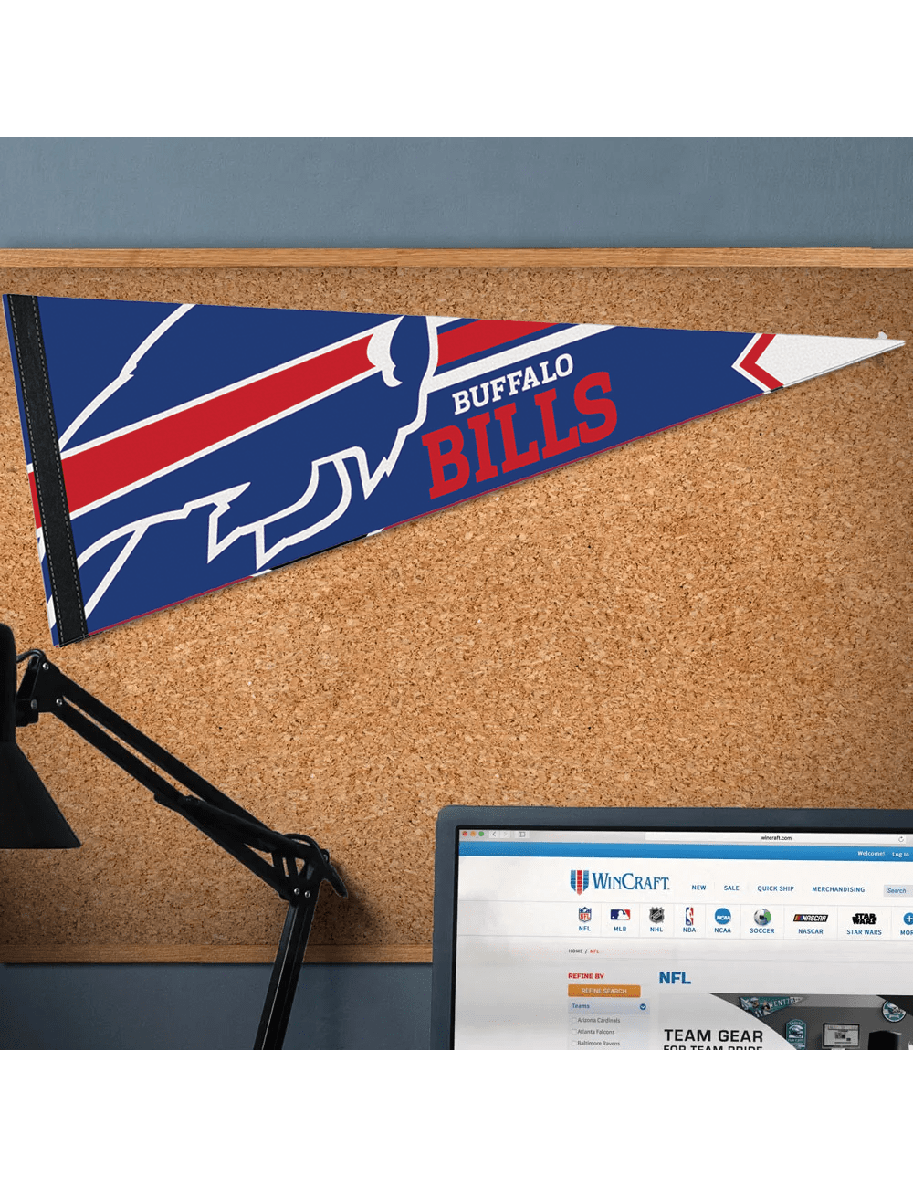 Wincraft Accessories Buffalo Bills Wincraft NFL Team Premium 12" x 30" Pennant