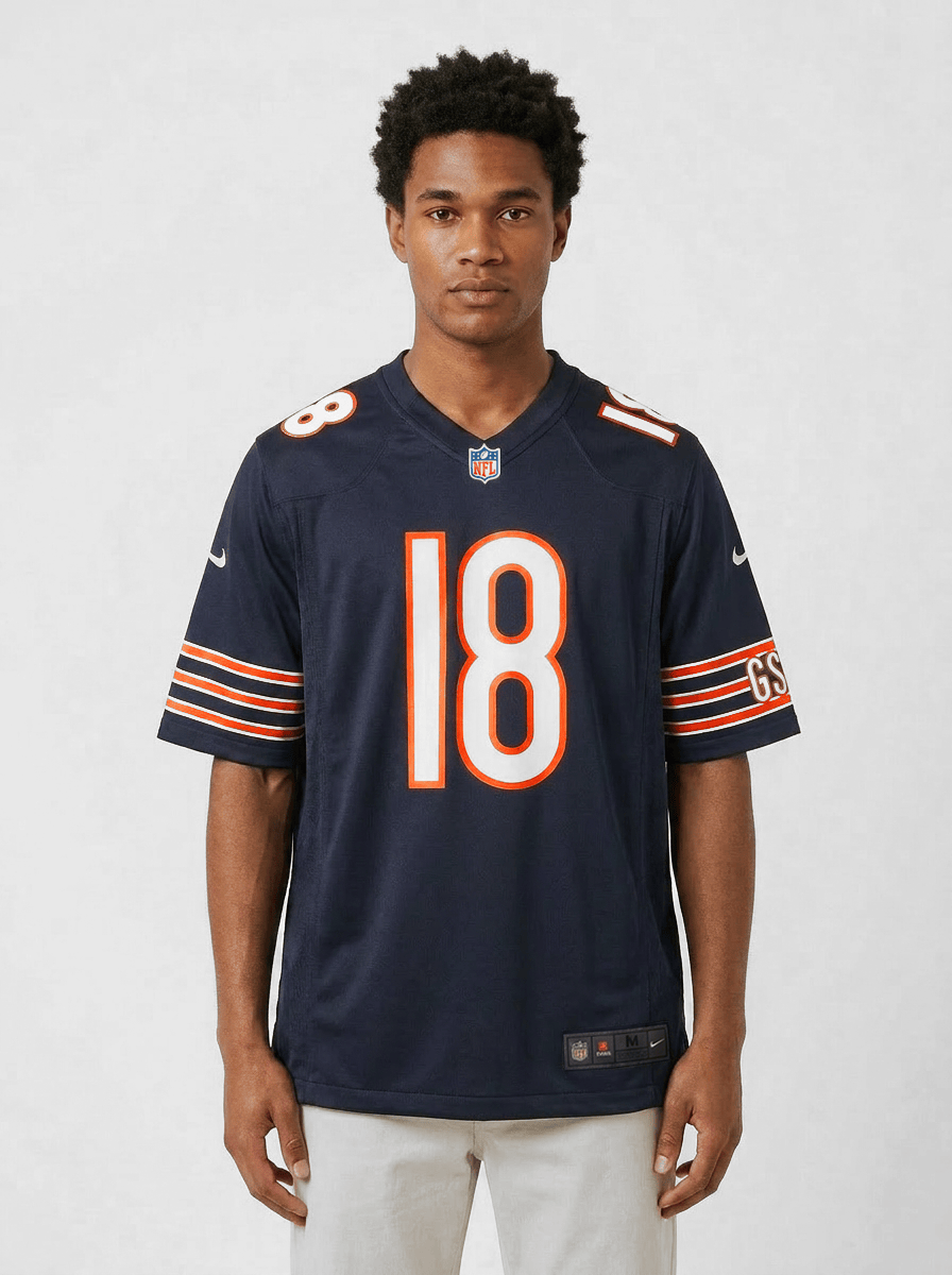 Nike Jerseys Caleb Williams Chicago Bears Nike NFL Game Jersey - Navy
