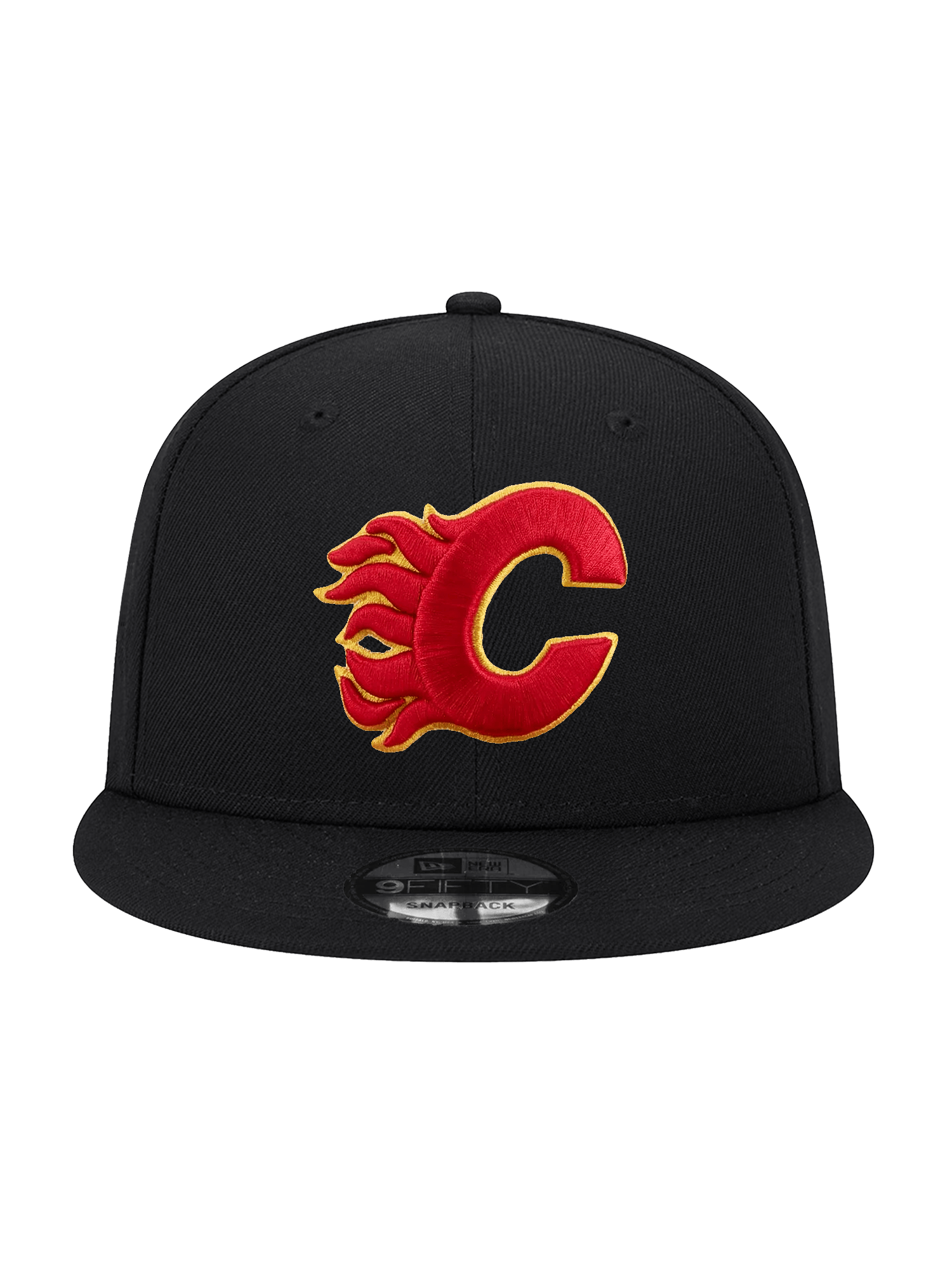 New Era Caps OSFA Calgary Flames New Era NHL Team 9FIFTY Snapback Hat - Black