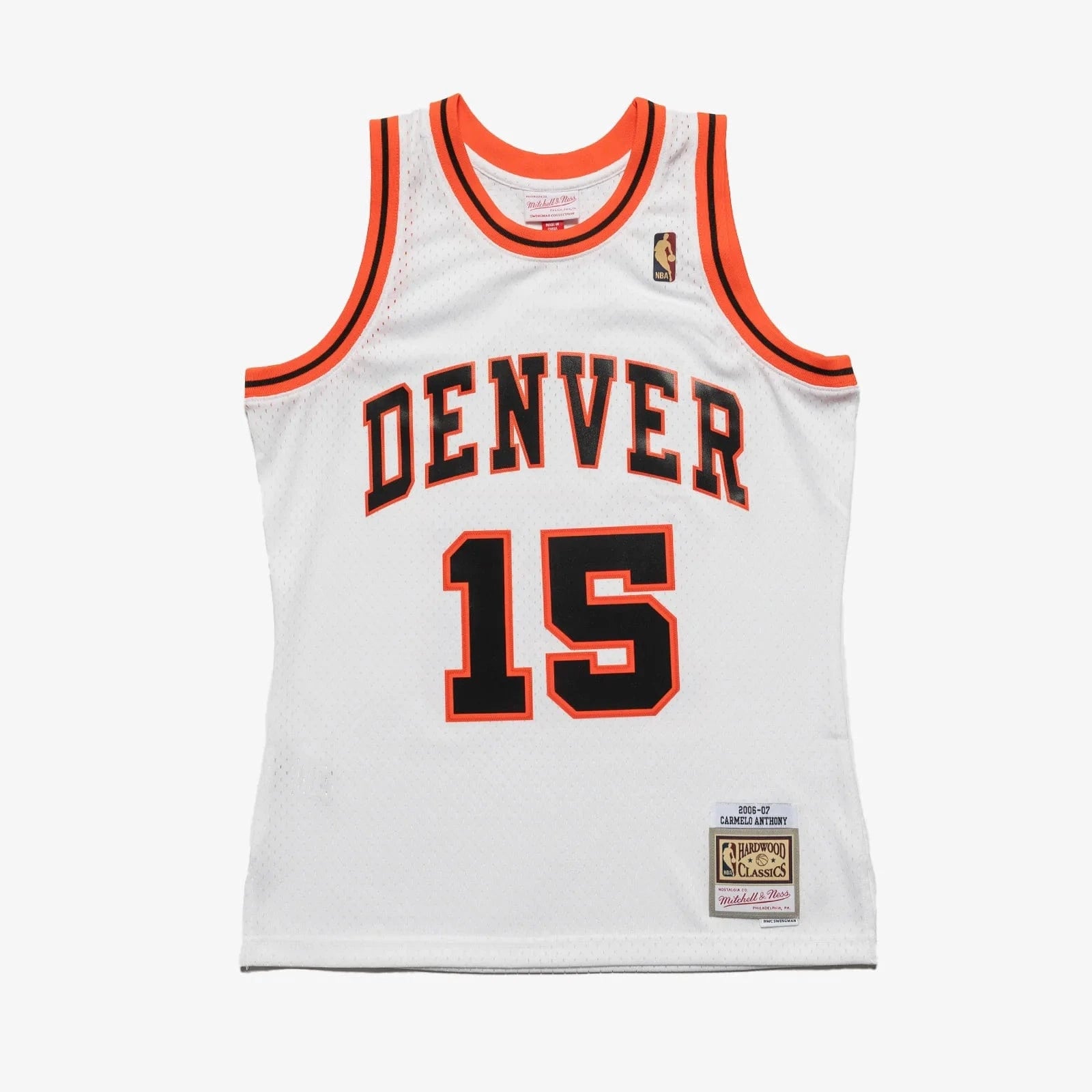 Mitchell And Ness Jerseys Carmelo Anthony Denver Nuggets Mitchell & Ness NBA 06 Swingman Jersey - White