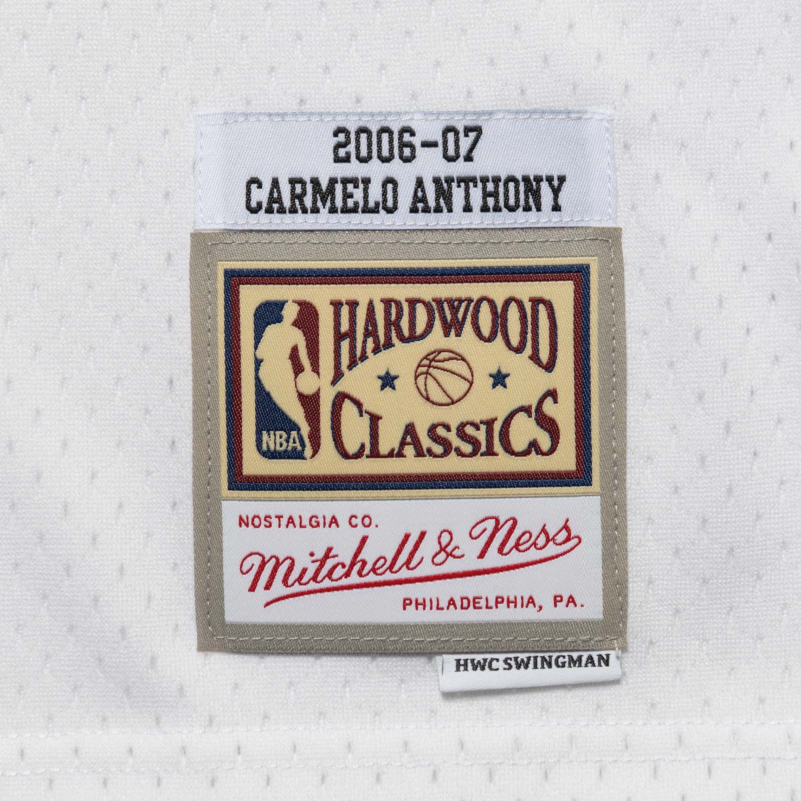 Mitchell And Ness Jerseys Carmelo Anthony Denver Nuggets Mitchell & Ness NBA 06 Swingman Jersey - White