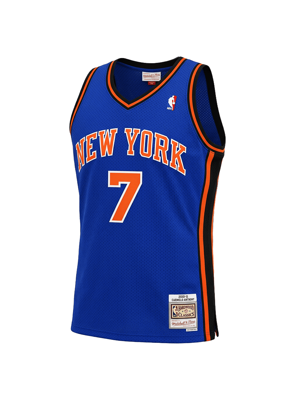 Mitchell And Ness Jerseys Carmelo Anthony New York Knicks Mitchell & Ness NBA 10-11 HWC Swingman Jersey - Blue
