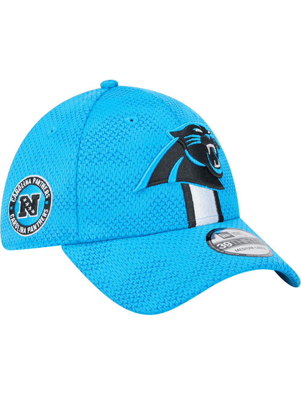 New Era Caps Carolina Panthers New Era NFL 24 Sideline 39THIRTY Stretch-Fit Hat