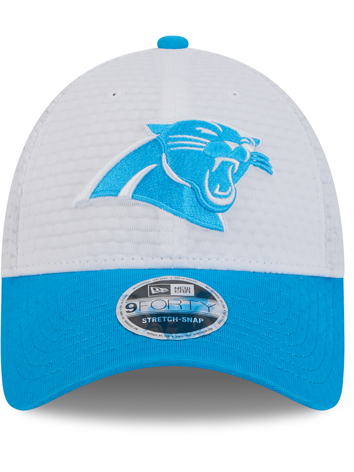 New Era Caps Carolina Panthers New Era NFL 24 Training 9FORTY Stretch-Snapback Hat - White