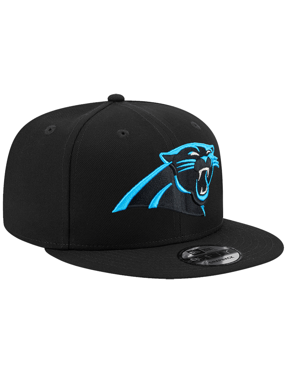New Era Caps OSFA Carolina Panthers New Era NFL Team 9FIFTY Snapback Hat - Black