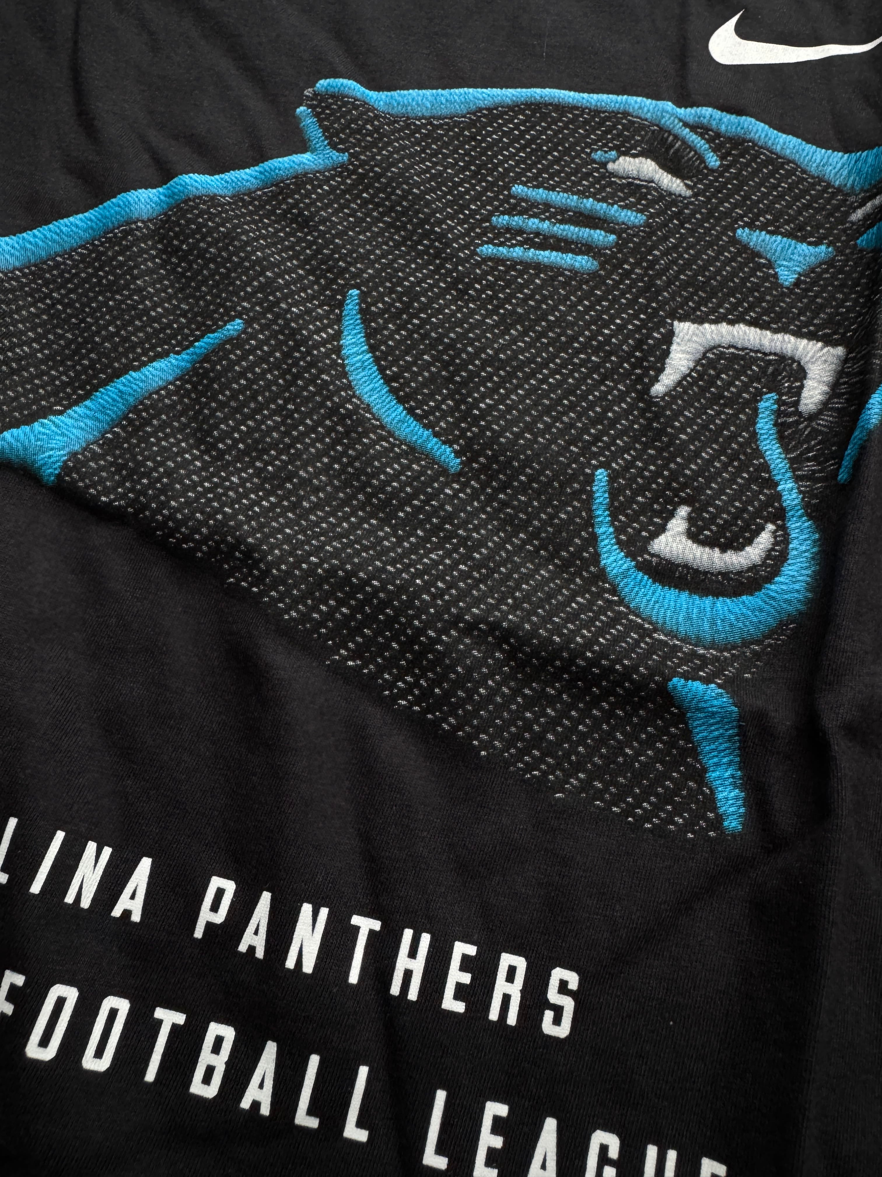 Nike T-Shirts Carolina Panthers Nike NFL Property Of Cotton T-Shirt - Black