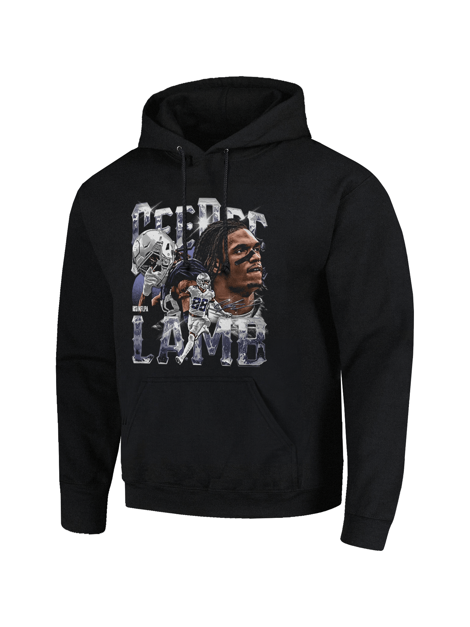 500 Level Jumpers CeeDee Lamb Dallas Cowboys 500 Level NFL Homage Hoodie Jumper - Black