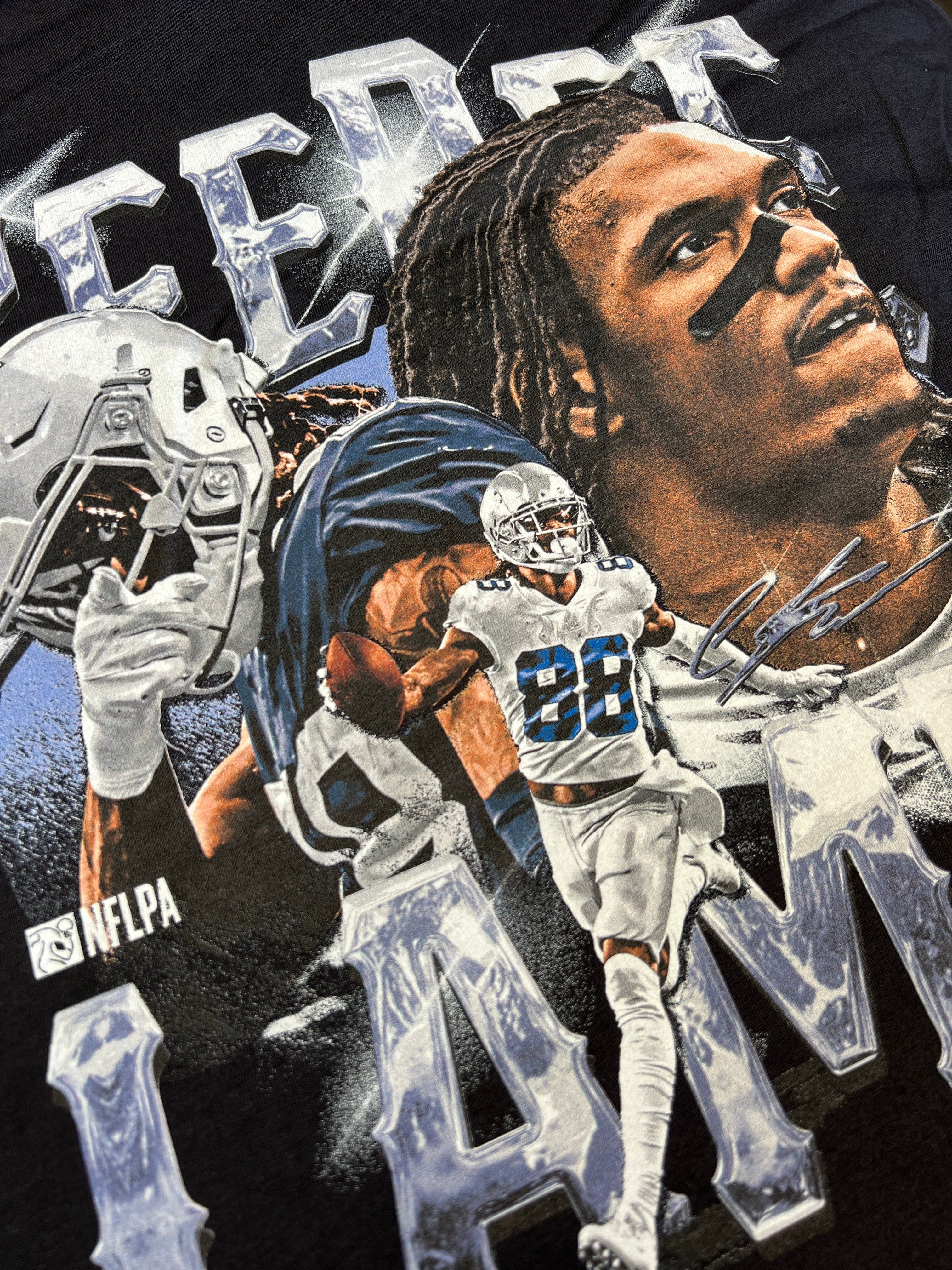 500 Level T-Shirts CeeDee Lamb Dallas Cowboys 500 Level NFL Homage T-Shirt - Black