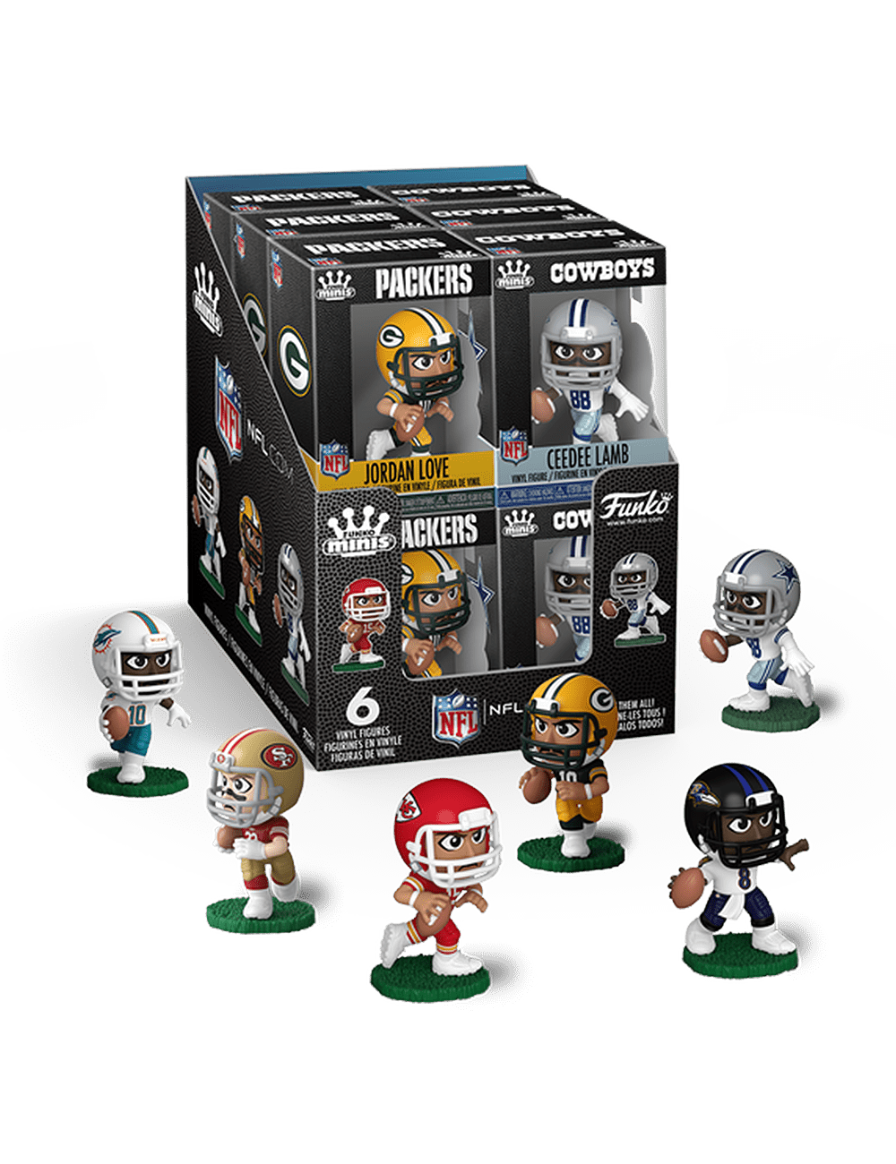 Funko Figures CeeDee Lamb Dallas Cowboys Funko NFL Mini 3" Vinyl Figure