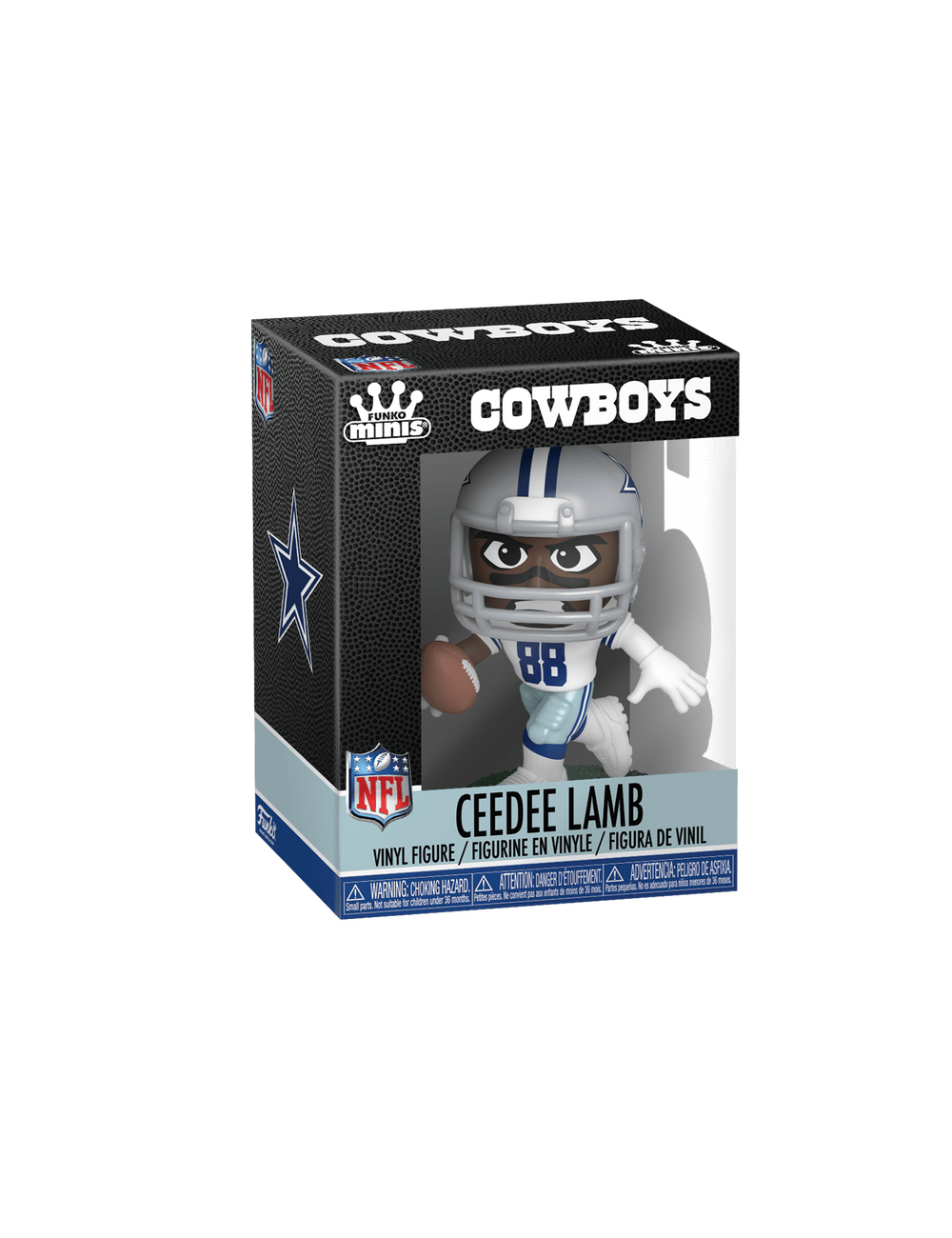 Funko Figures CeeDee Lamb Dallas Cowboys Funko NFL Mini 3" Vinyl Figure