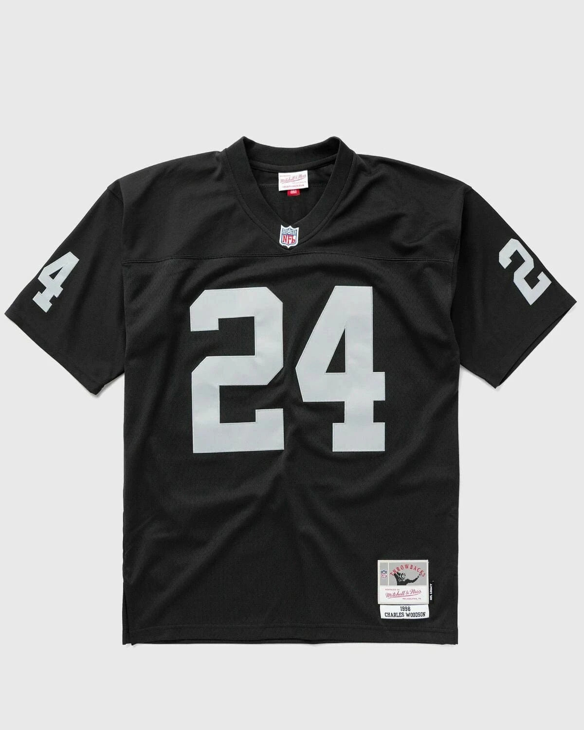 Mitchell And Ness Jerseys Charles Woodson Las Vegas Raiders Mitchell & Ness NFL 98 Road Legacy Jersey - Black