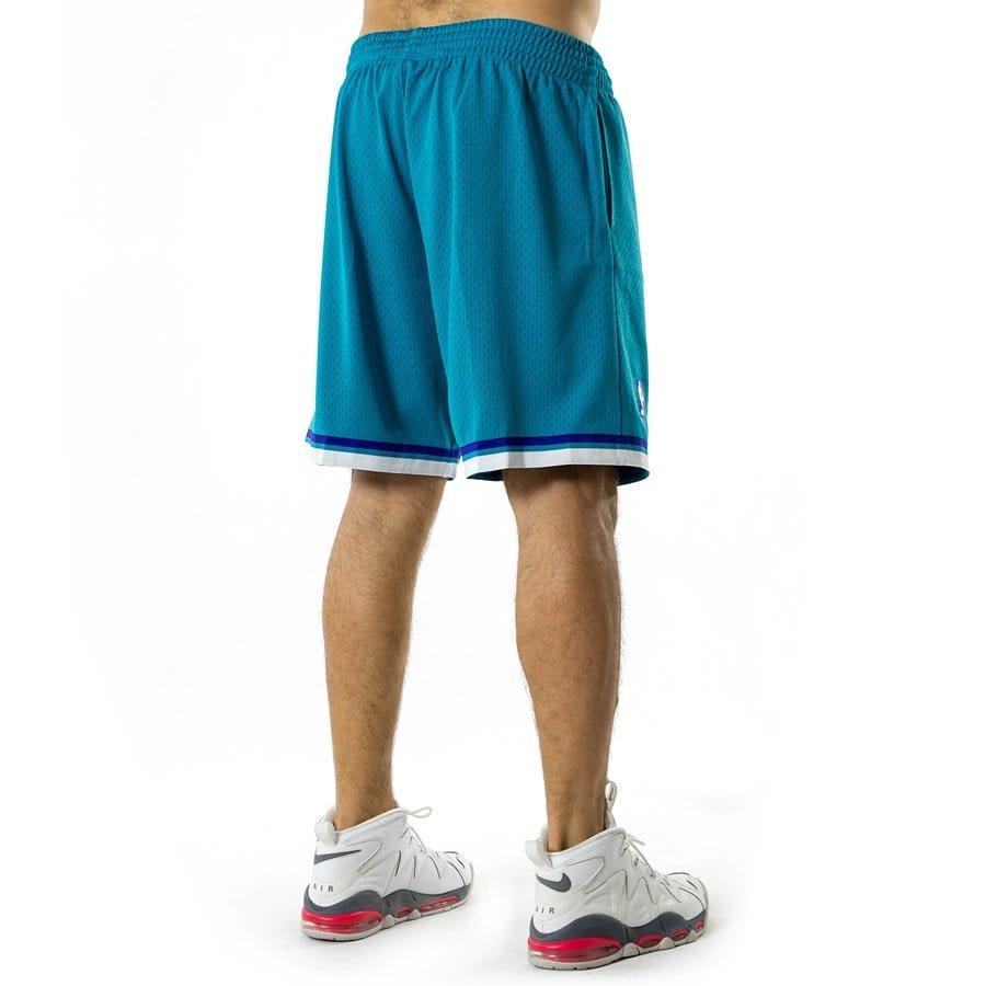 Mitchell And Ness Shorts Charlotte Hornets Mitchell & Ness NBA 92-93 Swingman Shorts - Teal