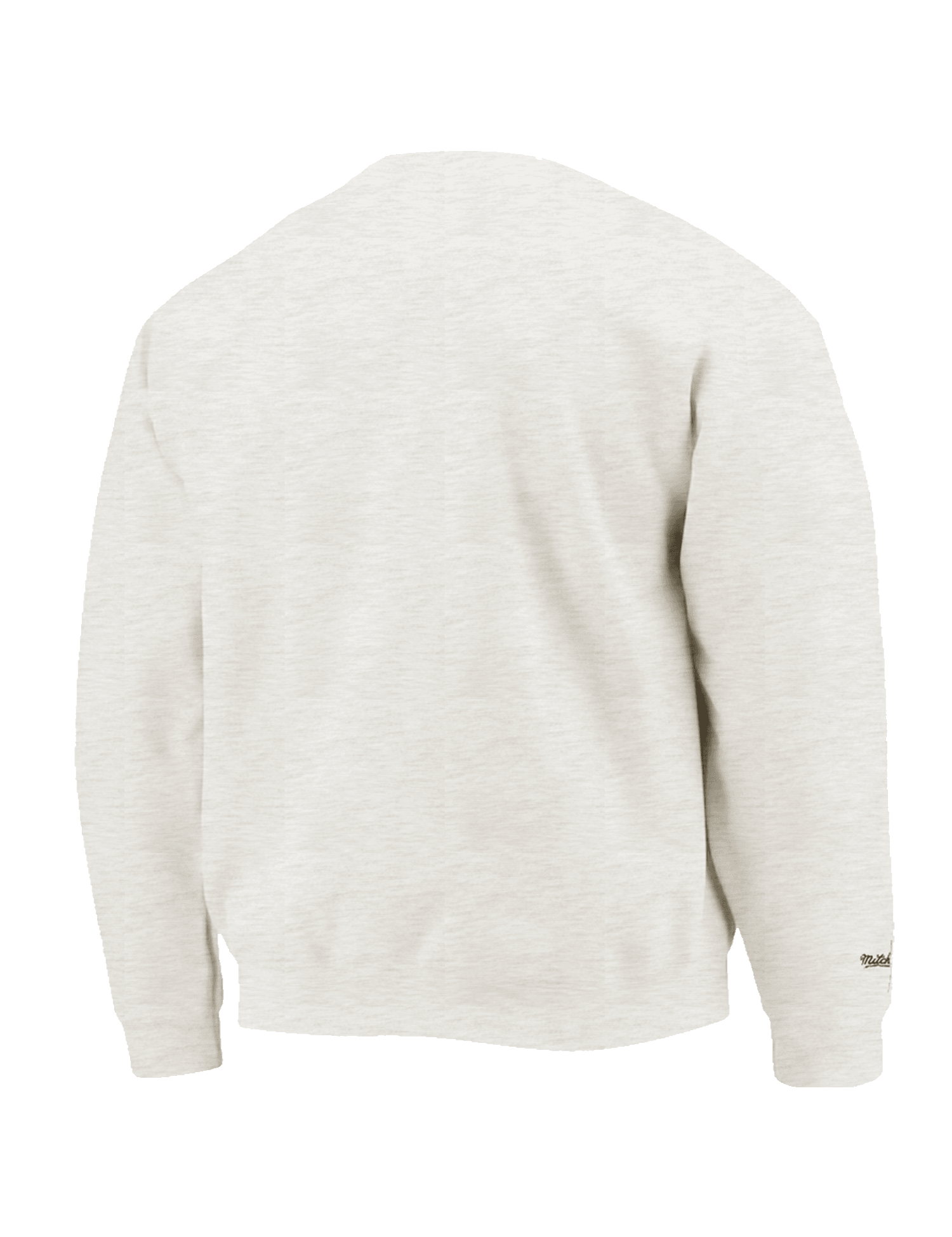 Mitchell And Ness Jumpers Charlotte Hornets Mitchell & Ness NBA Brush Off 2.0 Vintage Crew Jumper - White Marle