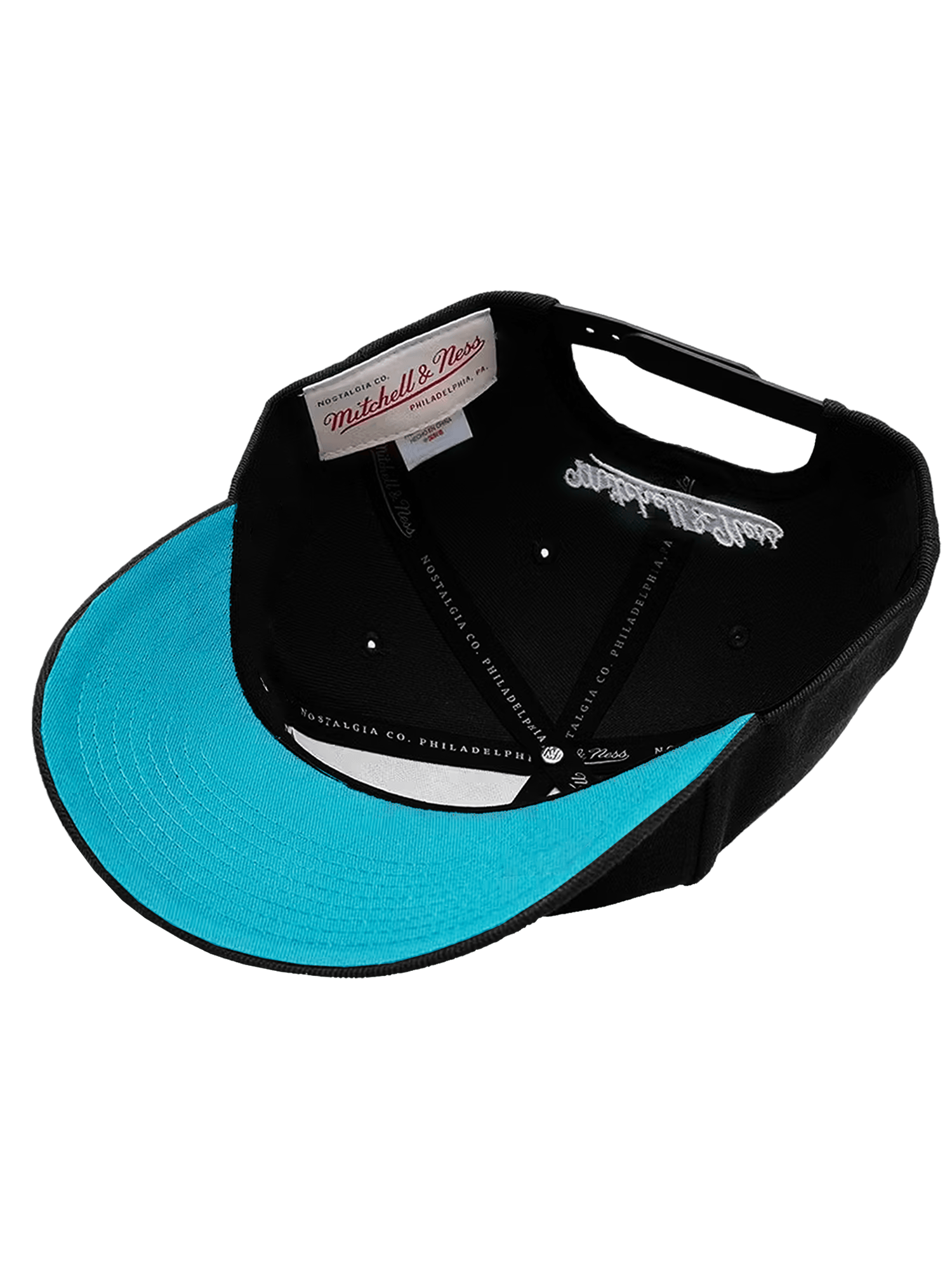 Mitchell And Ness Caps Charlotte Hornets Mitchell & Ness NBA Ice Cold Pro Crown Snapback Hat - Black