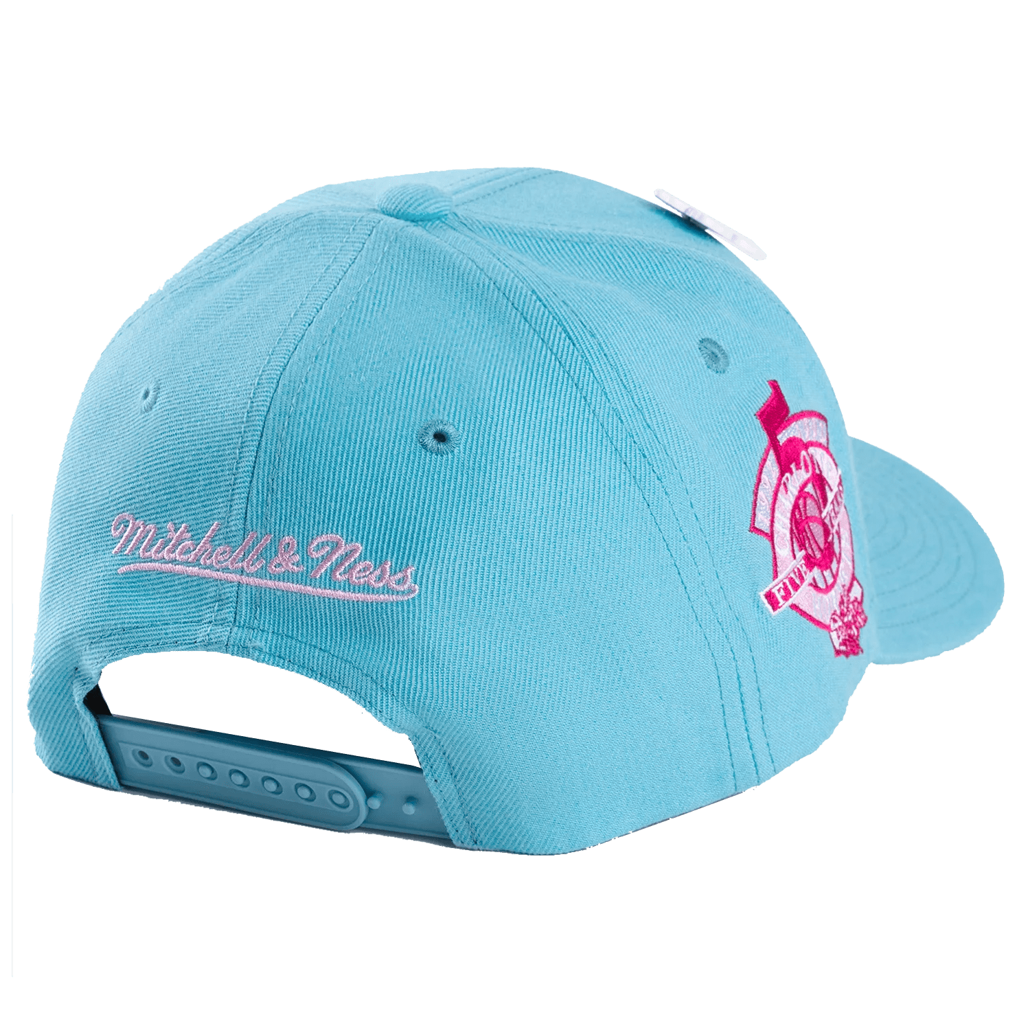 Mitchell And Ness Caps Charlotte Hornets Mitchell & Ness NBA Ice Cream Pro Crown Snapback Hat - Blue