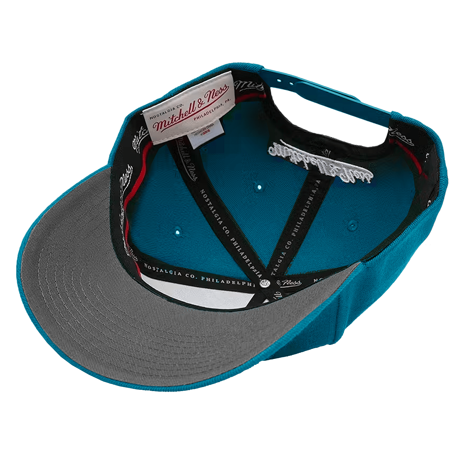 Mitchell And Ness Caps Charlotte Hornets Mitchell & Ness NBA Team 2.0 Pro Crown Snapback Hat - Teal