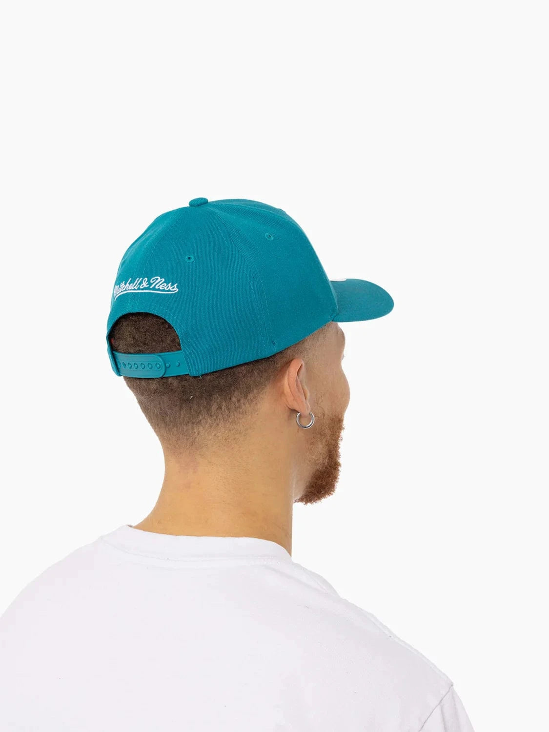 Mitchell And Ness Caps Charlotte Hornets Mitchell & Ness NBA Team 2.0 Pro Crown Snapback Hat - Teal