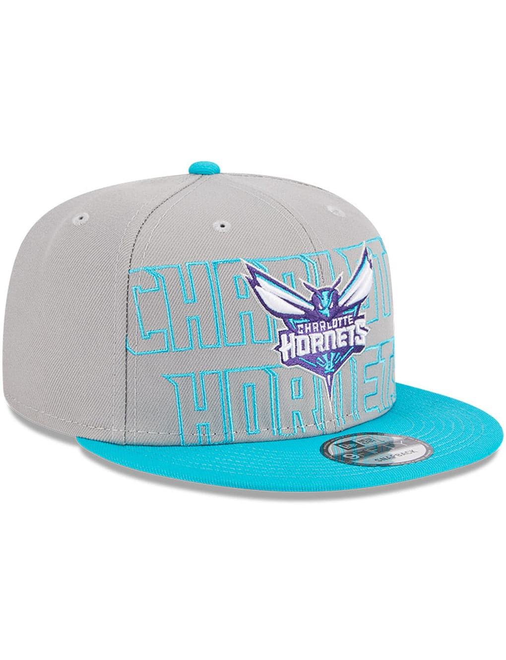 New Era Caps Charlotte Hornets New Era NBA 23 Draft 9FIFTY Snapback Hat - Grey