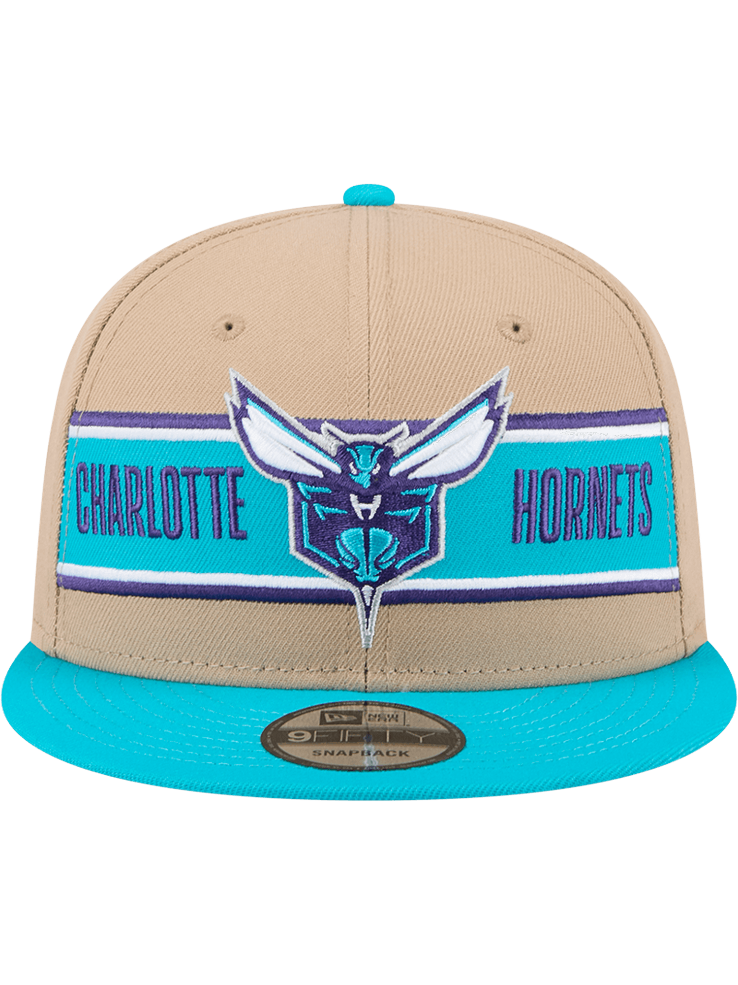 New Era Caps Charlotte Hornets New Era NBA 24 Draft 9FIFTY Snapback Hat - Tan