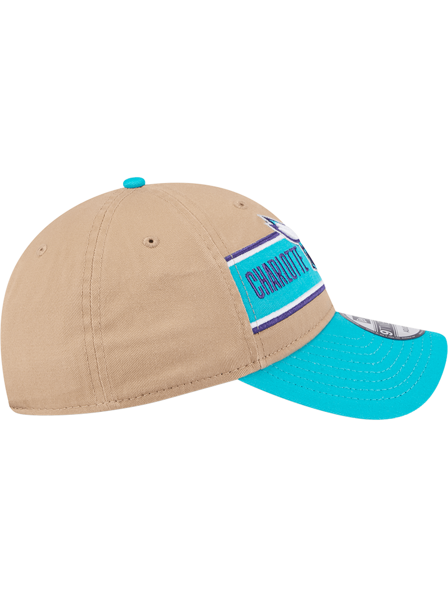 New Era Caps Charlotte Hornets New Era NBA 24 Draft 9TWENTY Strapback Hat - Tan
