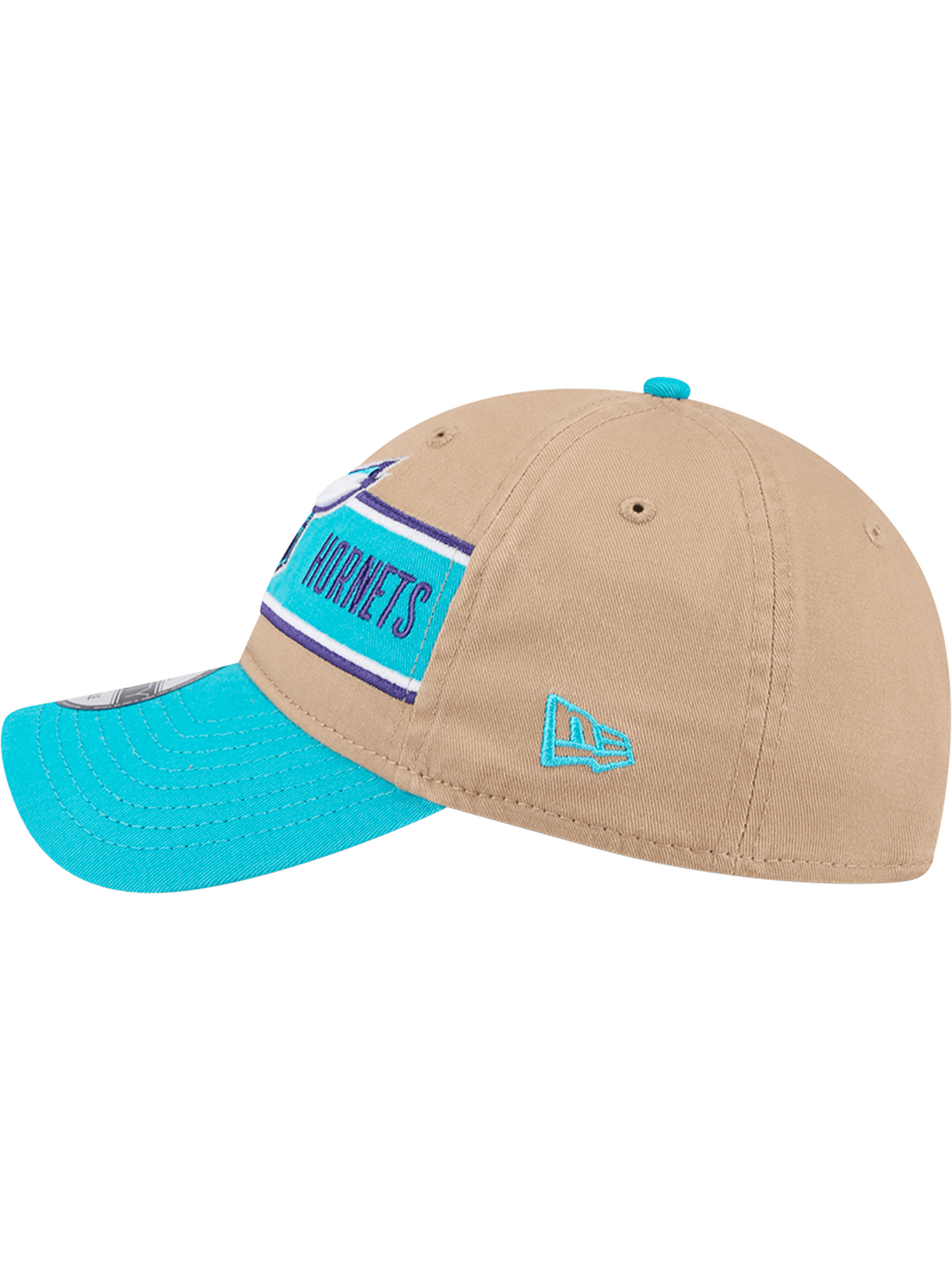 New Era Caps Charlotte Hornets New Era NBA 24 Draft 9TWENTY Strapback Hat - Tan