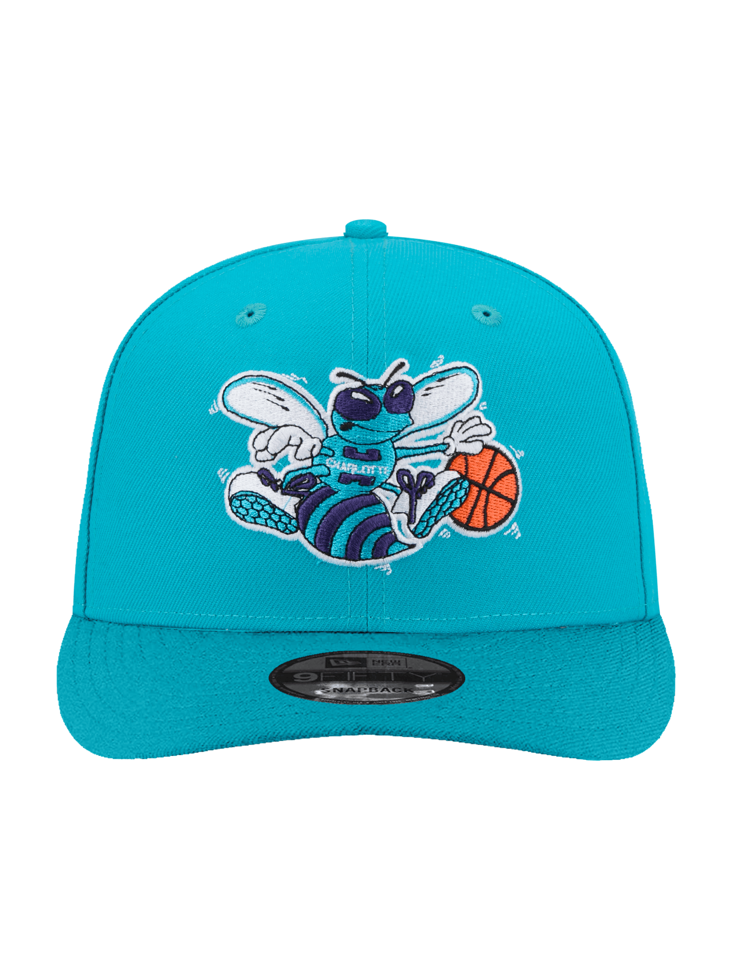 New Era Caps Charlotte Hornets New Era NBA HWC 9FIFTY Pre-Curved Snapback Hat - Turqoise