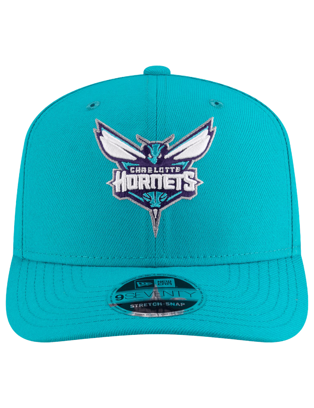 New Era Caps Charlotte Hornets New Era NBA Team 9SEVENTY Stretch-Snapback Hat - Aqua