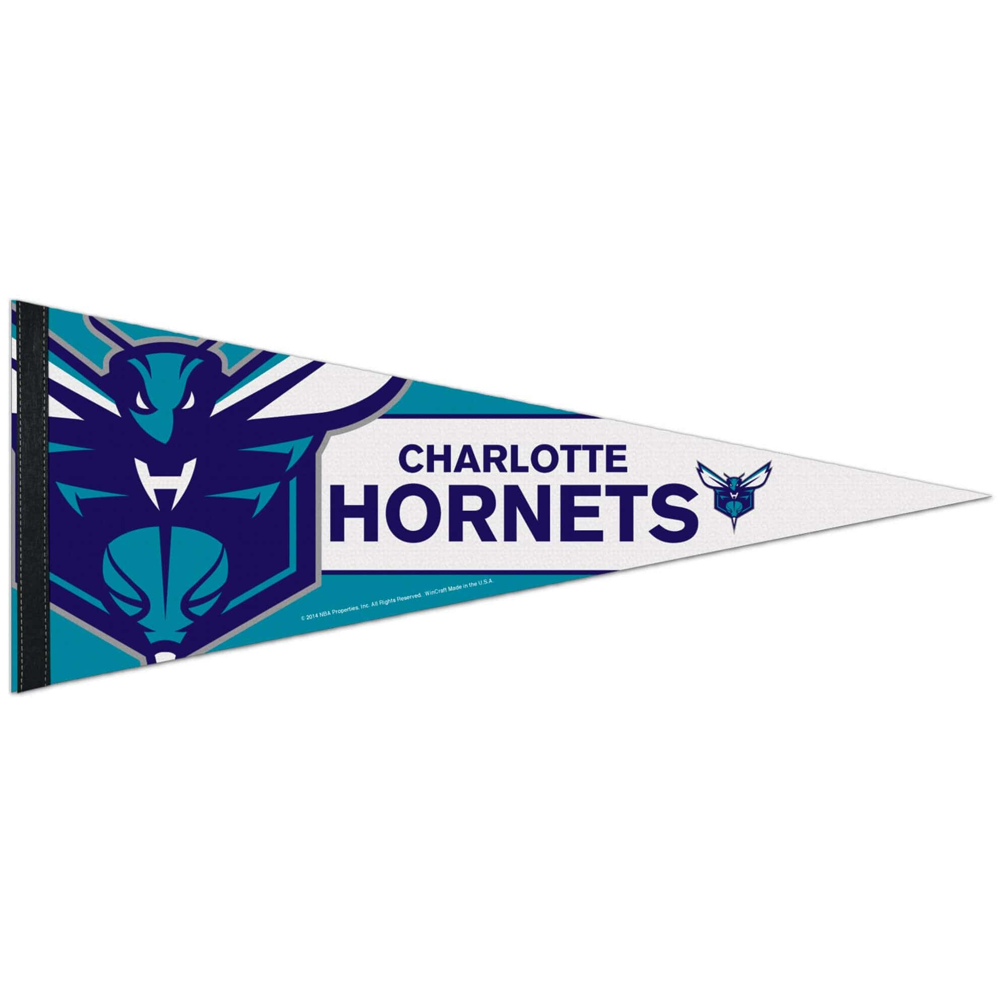 Charlotte Hornets Wincraft NBA 12 x 30" Premium Felt Pennant
