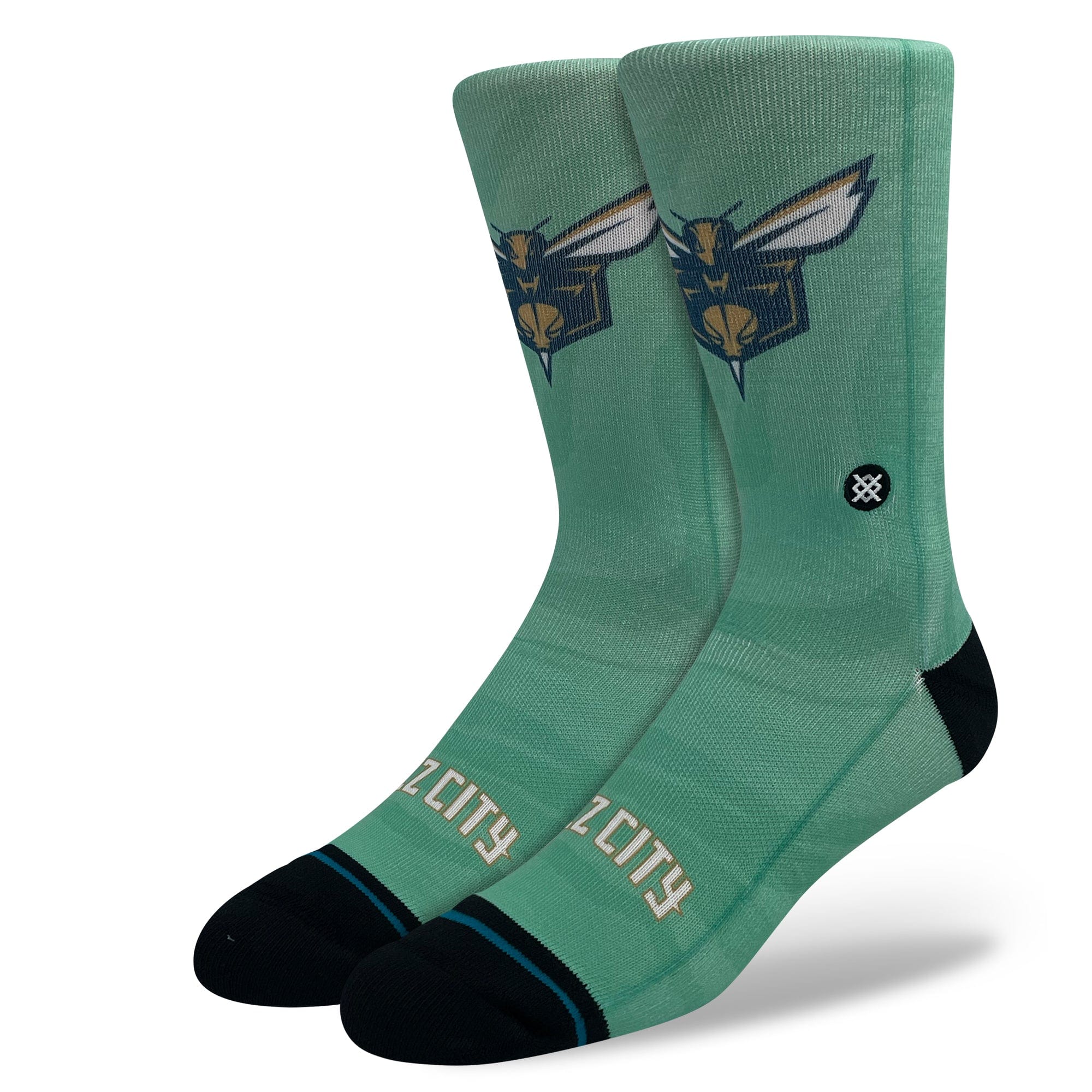 Stance Socks Large (9-12 US) Charlotte Hornets Stance NBA 24 City Edition Crew Socks