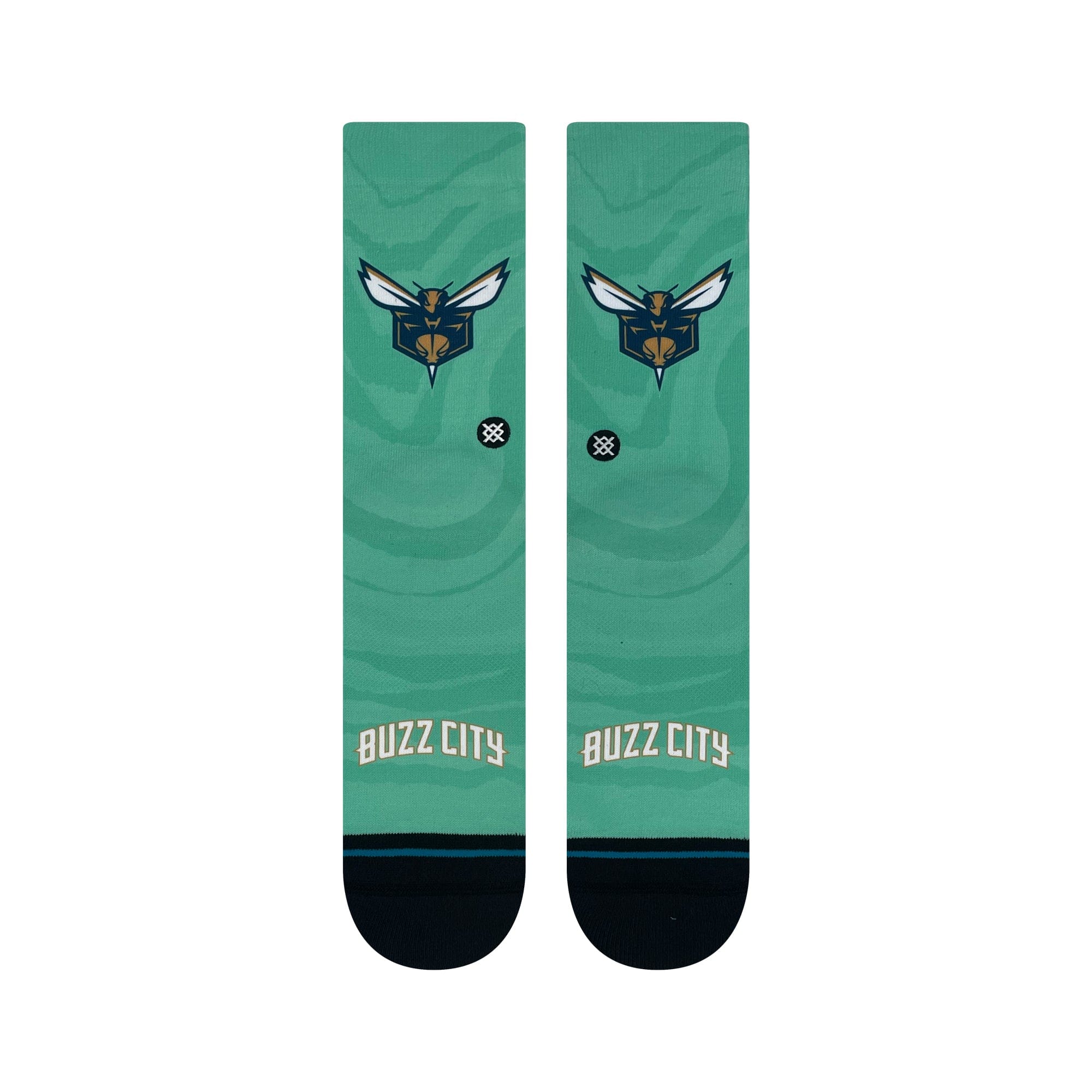 Stance Socks Large (9-12 US) Charlotte Hornets Stance NBA 24 City Edition Crew Socks