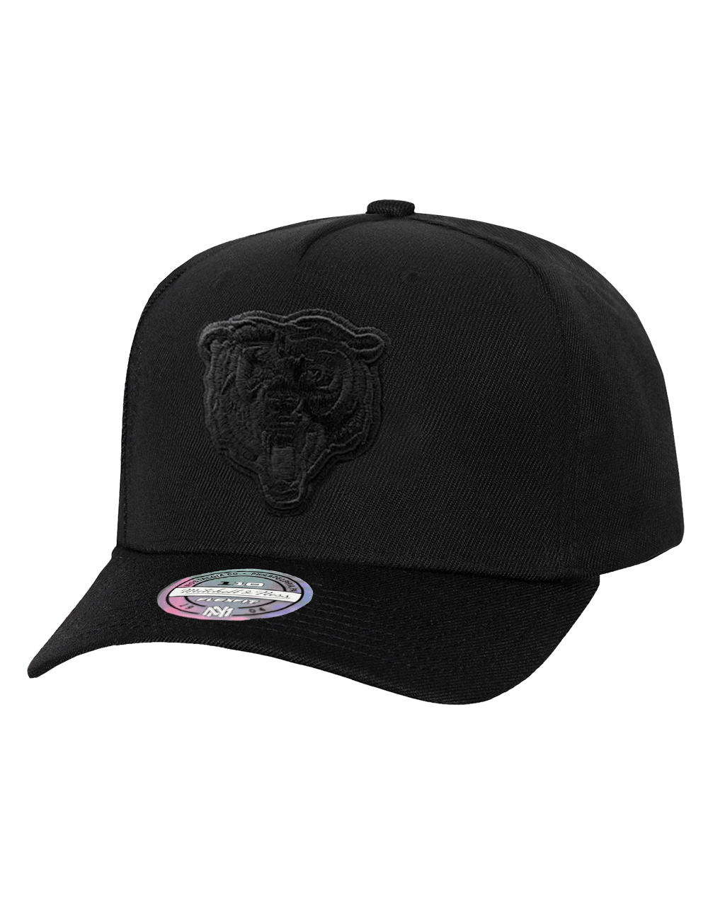 Mitchell And Ness Caps Chicago Bears Mitchell & Ness NFL Black On Black 110 Flex Snapback Hat - Black