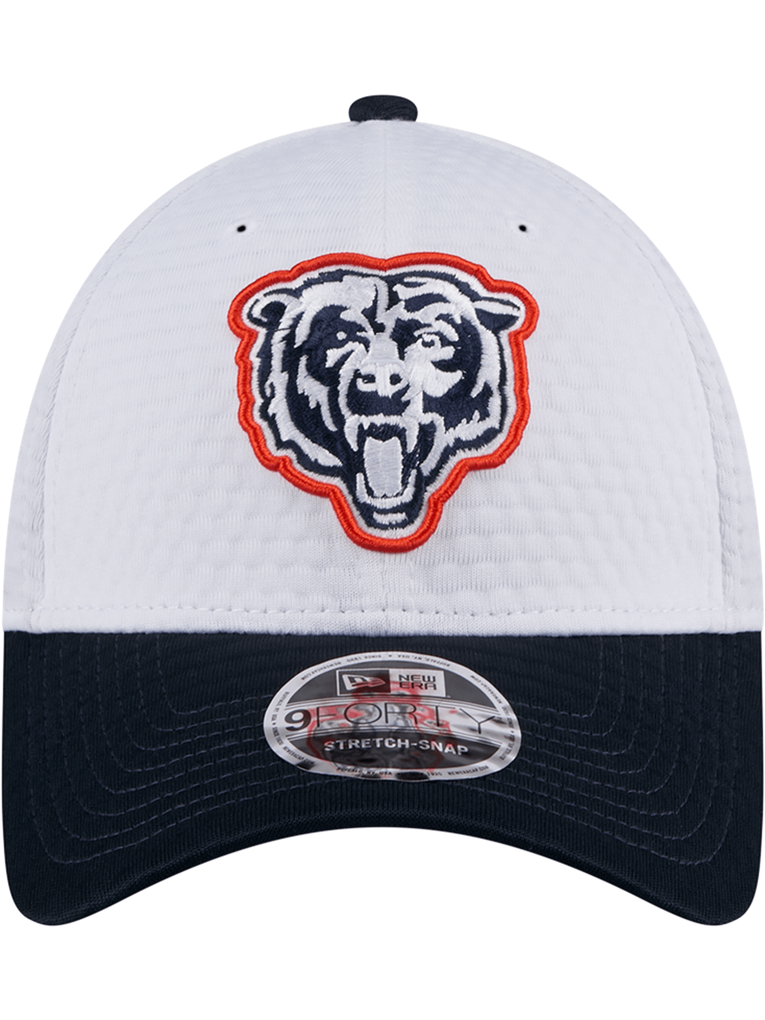 New Era Caps Chicago Bears New Era NFL 24 Training 9FORTY Stretch-Snapback Hat - White