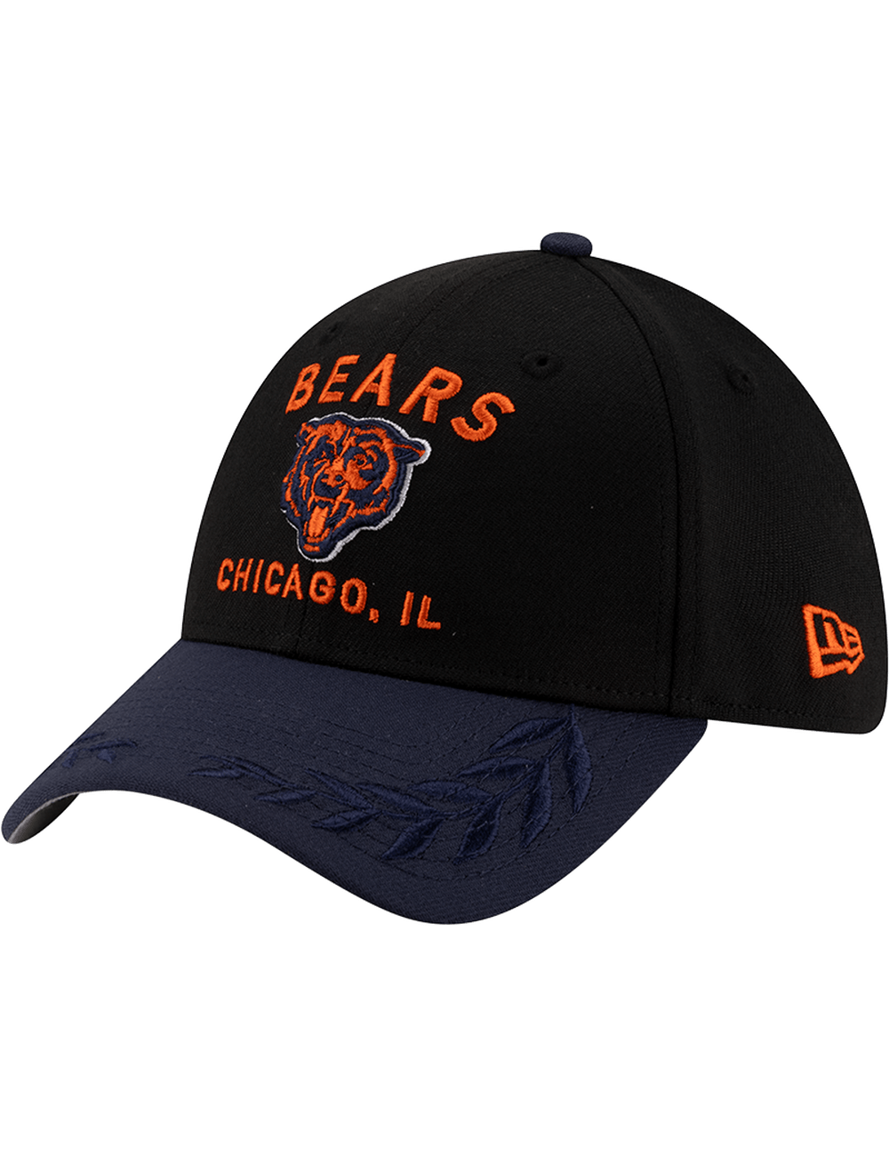 New Era Caps Chicago Bears New Era NFL 25 Draft 39THIRTY Stretch-Fit Hat - Black