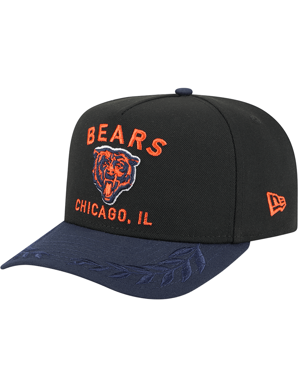 New Era Caps Chicago Bears New Era NFL 25 Draft Pre-Curved 9FIFTY A-Frame Snapback Hat - Black