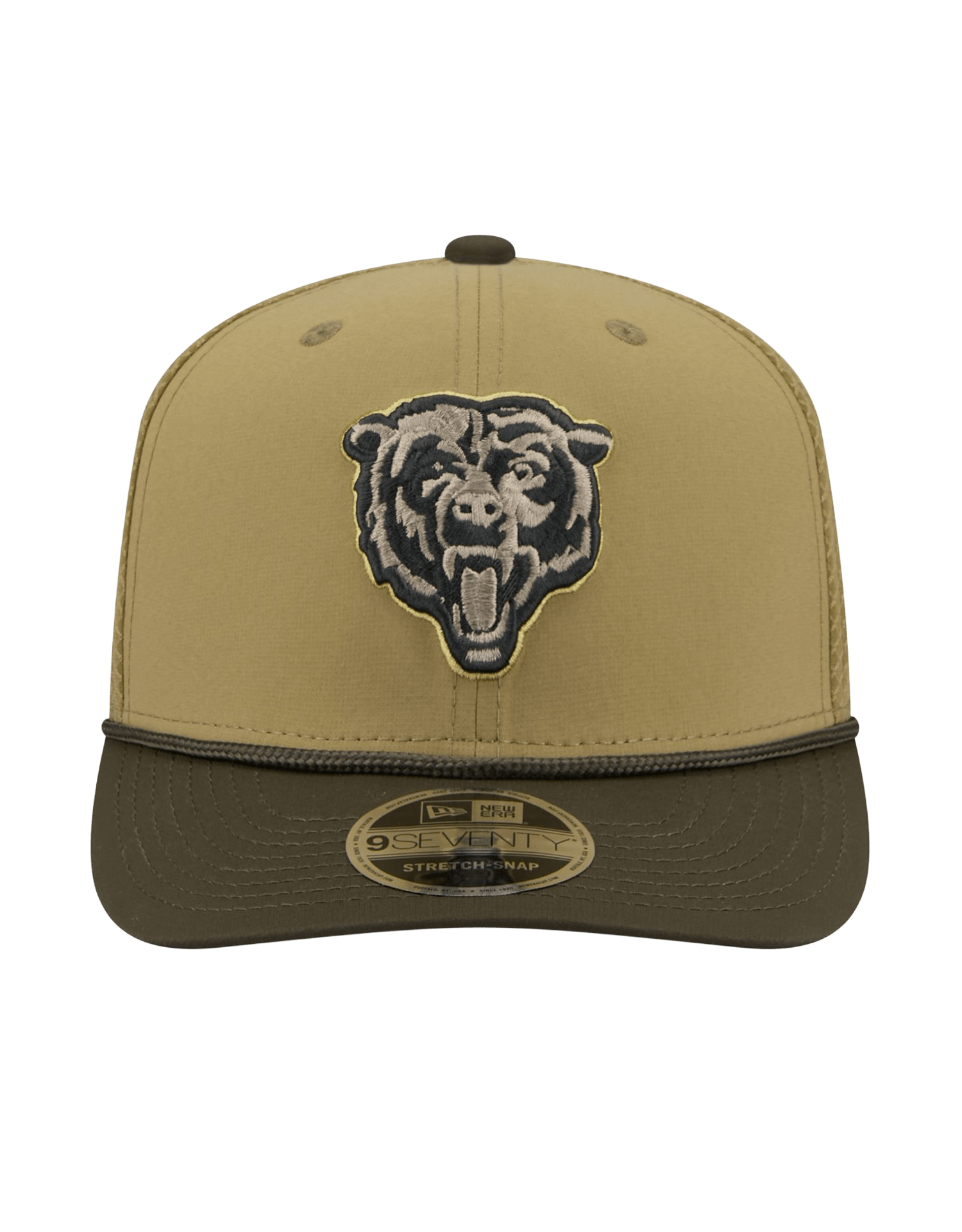 New Era Caps Chicago Bears New Era NFL 25 Salute To Service 9SEVENTY Stretch-Snapback Hat