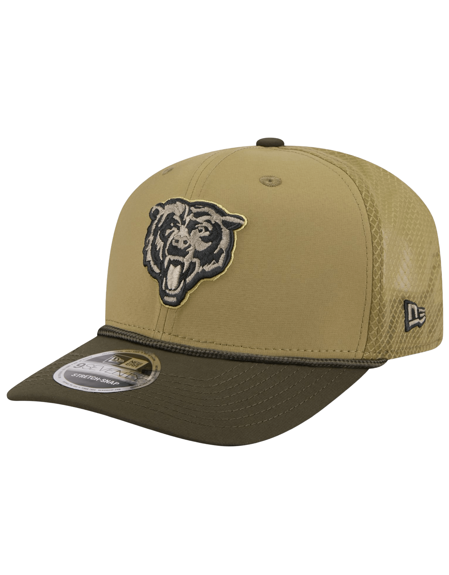 New Era Caps Chicago Bears New Era NFL 25 Salute To Service 9SEVENTY Stretch-Snapback Hat