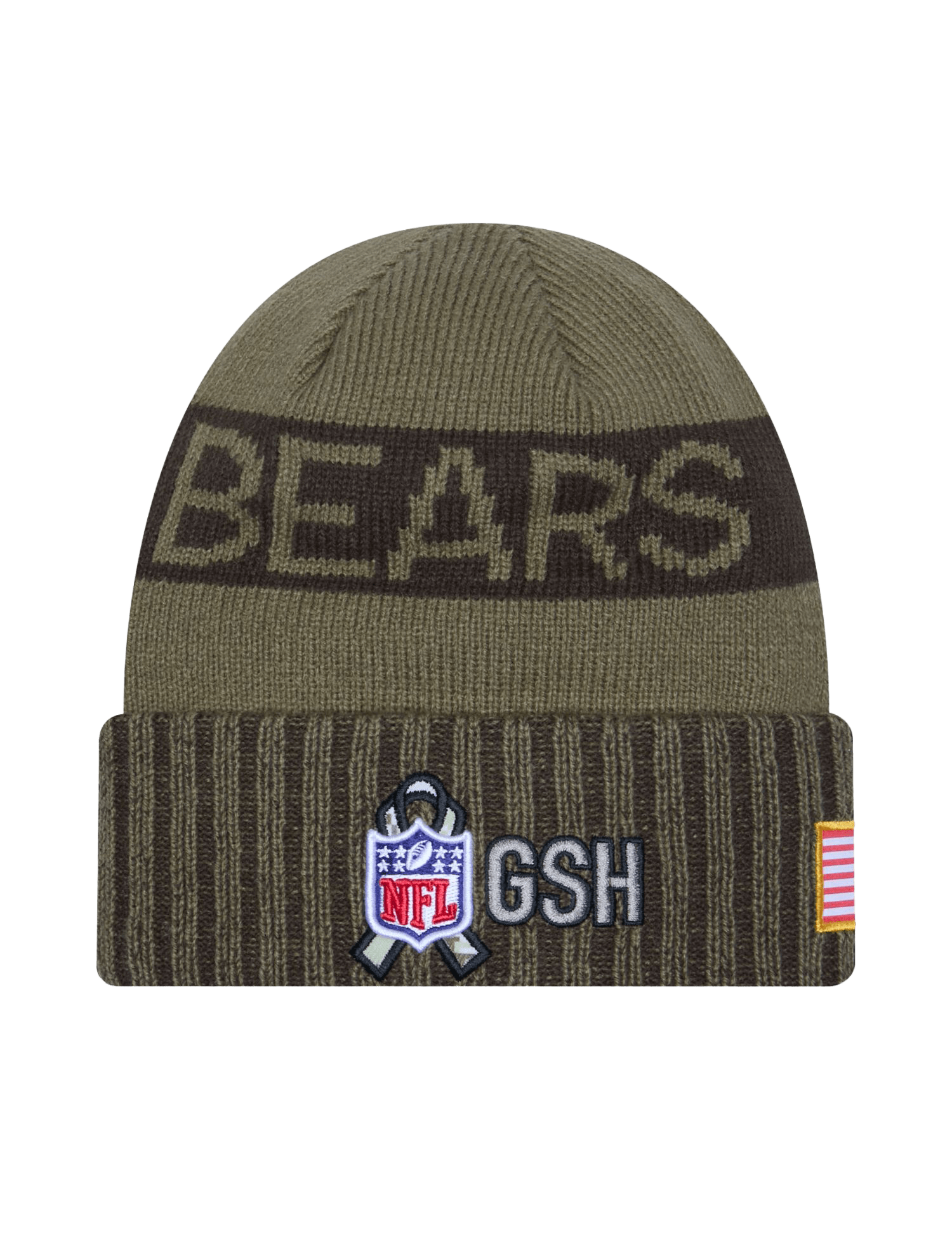 New Era Beanies Chicago Bears New Era NFL 25 Salute To Service Knit Beanie