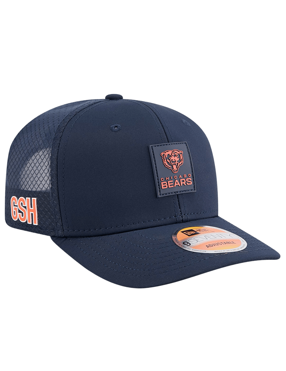 New Era Caps Chicago Bears New Era NFL 25 Sideline 9SEVENTY Stretch-Snapback Hat - Navy