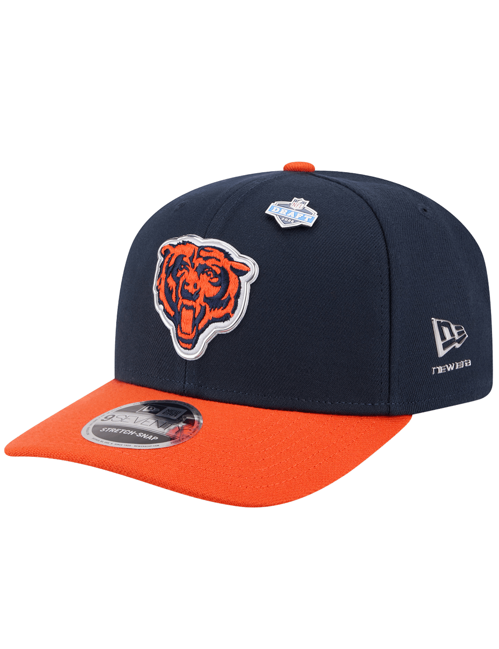 New Era Caps OSFM Chicago Bears New Era NFL Draft 26 9SEVENTY Stretch-Snapback Hat