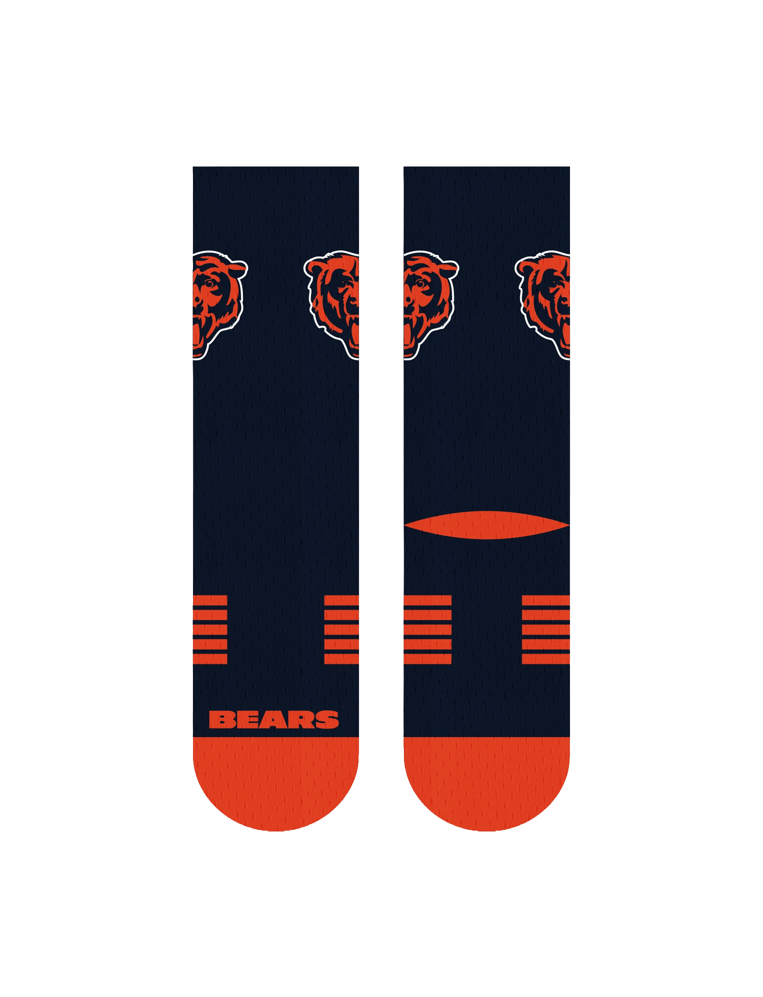 Strideline Socks Large (9-12 US) Chicago Bears Strideline NFL Team Premier Flex-Stretch Crew Socks