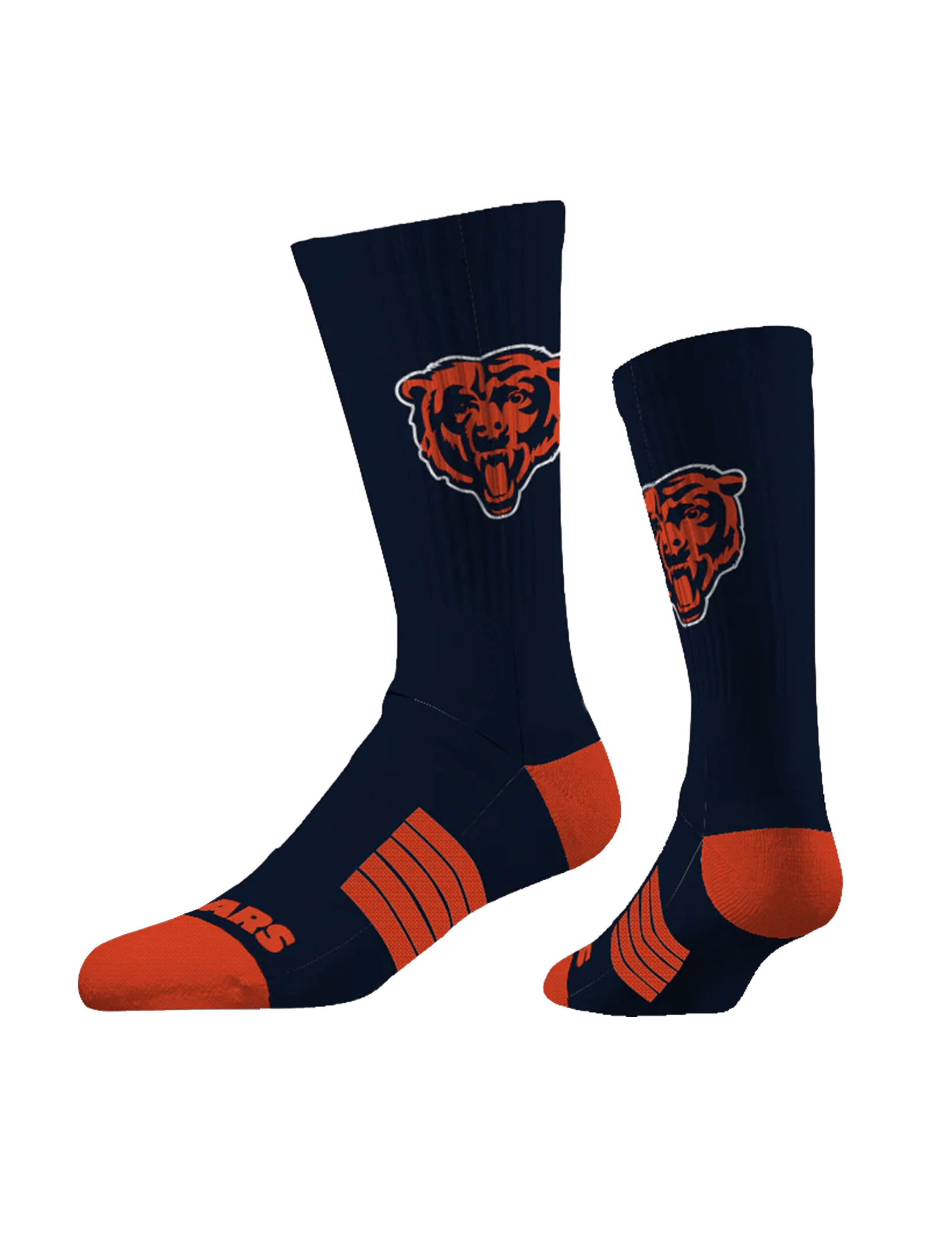 Strideline Socks Large (9-12 US) Chicago Bears Strideline NFL Team Premier Flex-Stretch Crew Socks