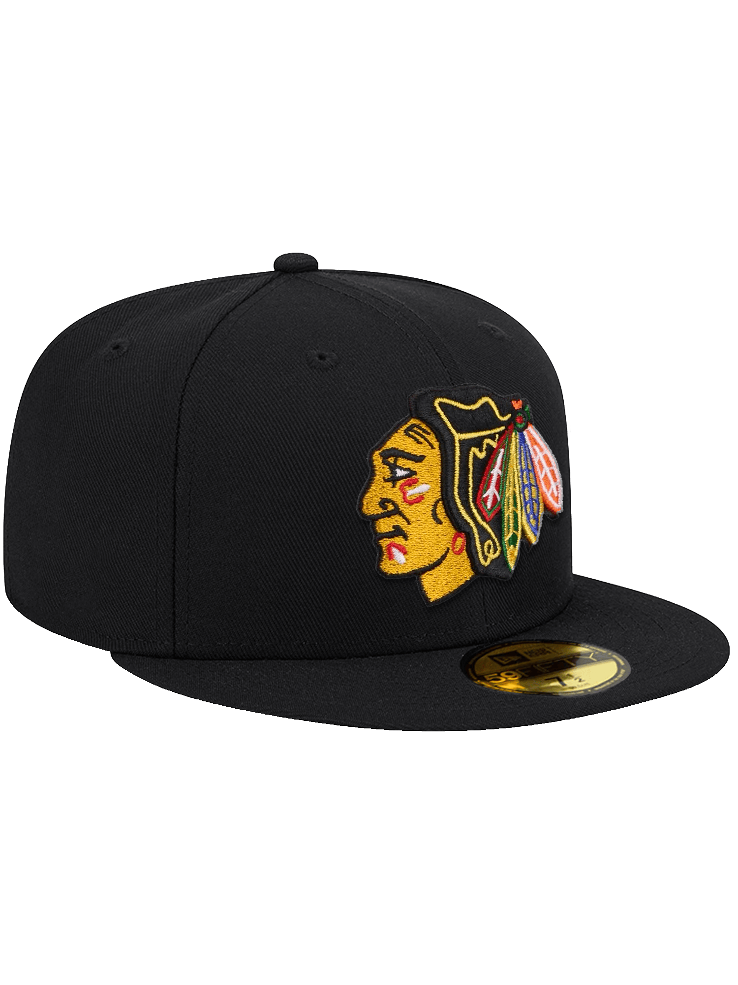 New Era Caps Chicago Blackhawks New Era NHL Team 59FIFTY Fitted Hat - Black