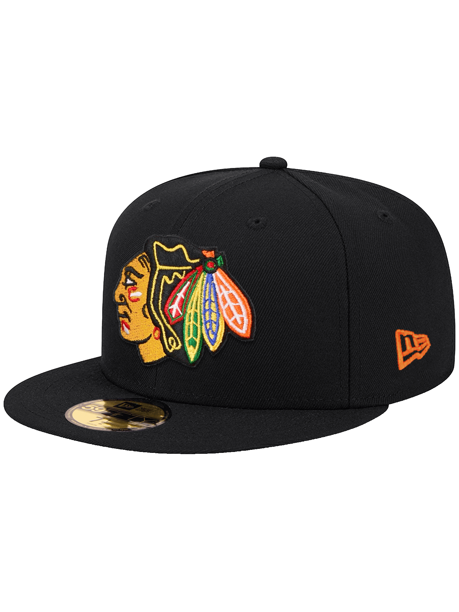 New Era Caps Chicago Blackhawks New Era NHL Team 59FIFTY Fitted Hat - Black