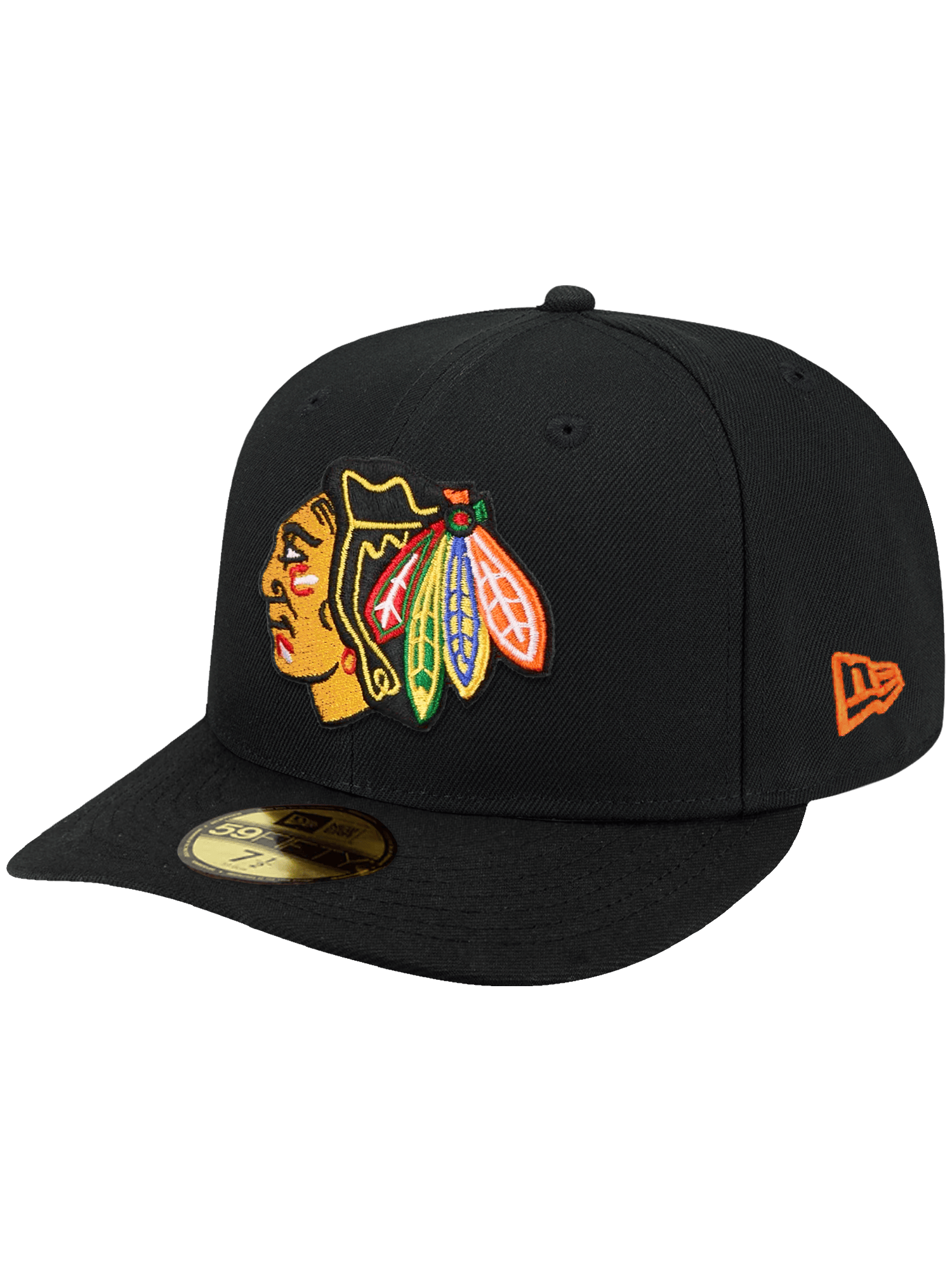 New Era Caps Chicago Blackhawks New Era NHL Team 59FIFTY Pre-Curved Fitted Hat - Black