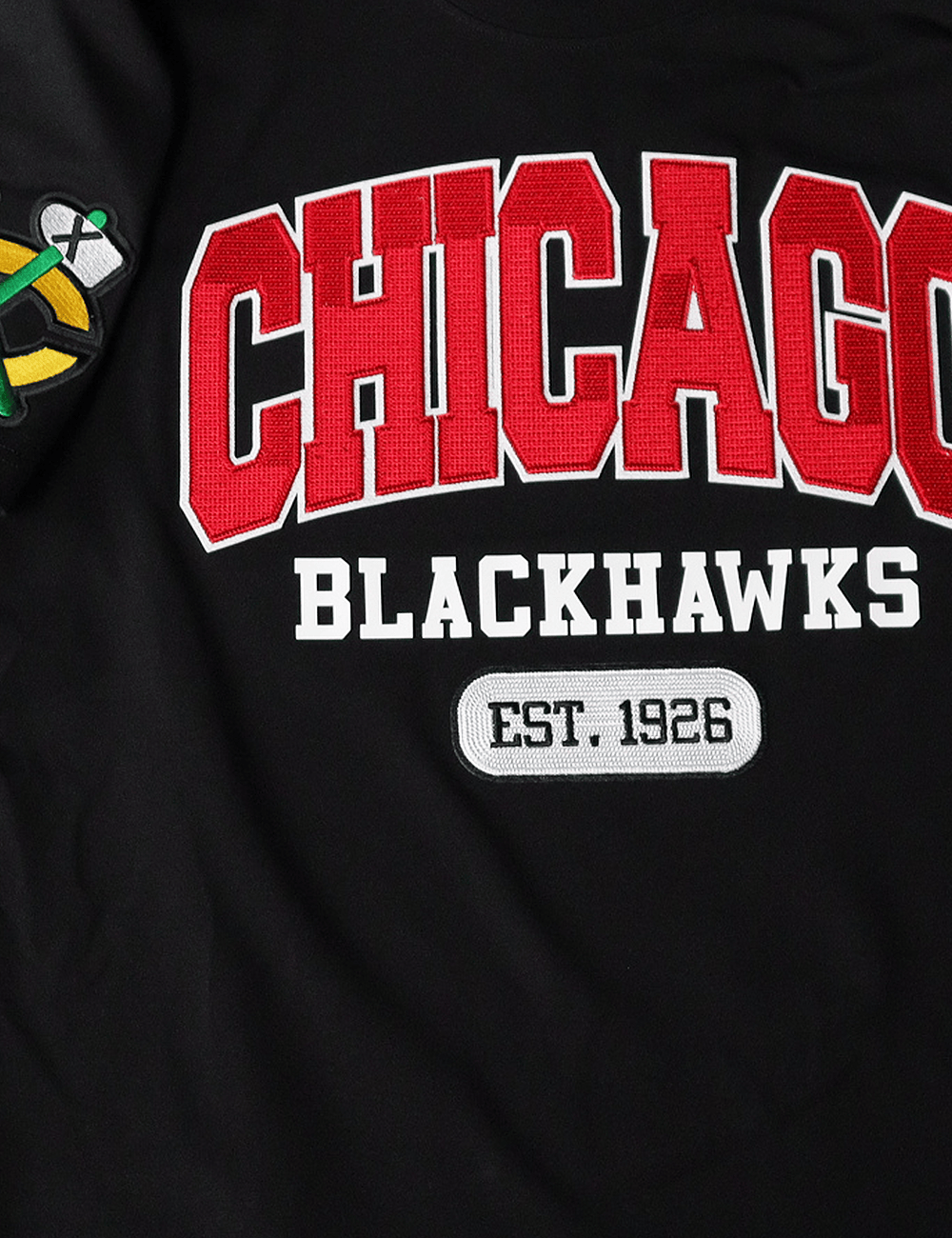 Pro Standard T-Shirts Chicago Blackhawks Pro Standard NHL City Arch Flex T-Shirt - Black